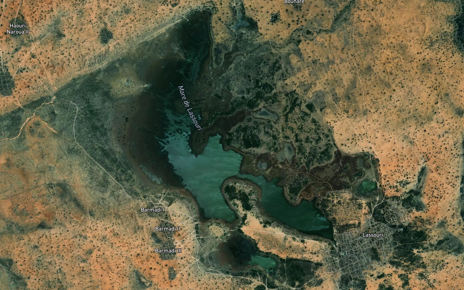 Satellite map of the Didioum