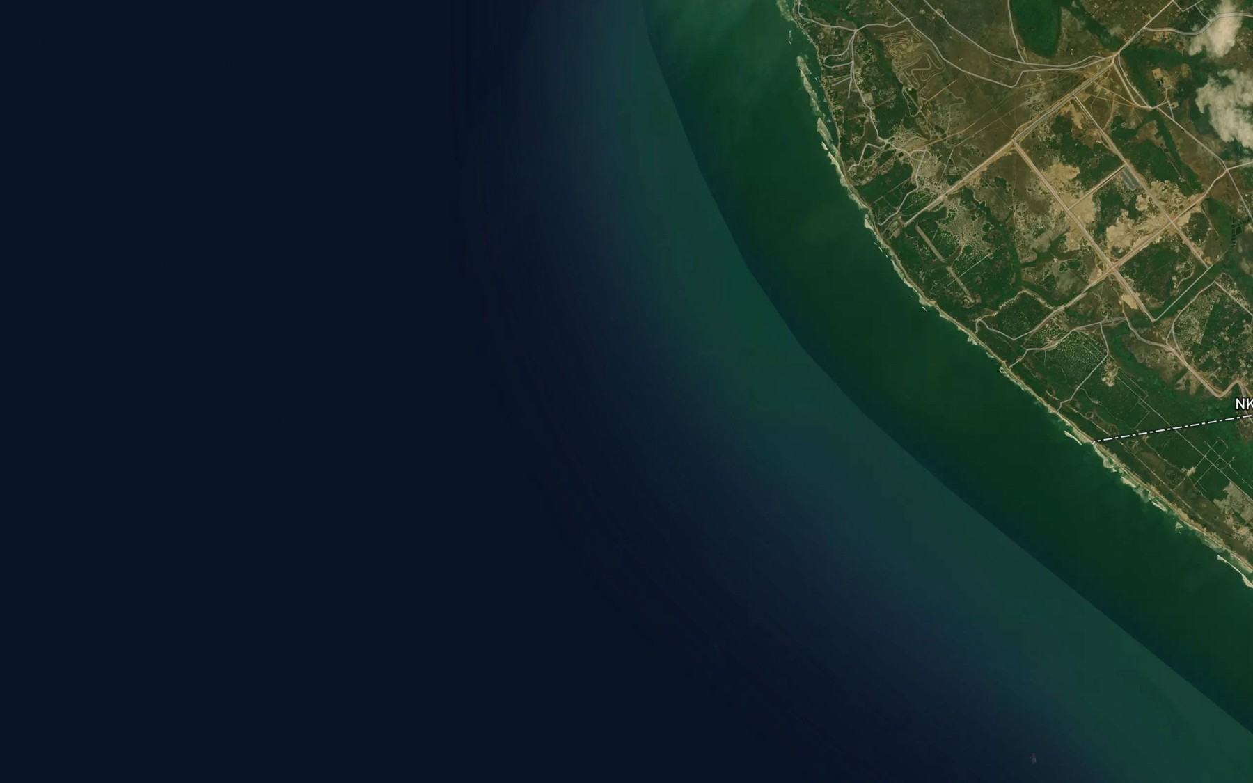 Satellite map of the Banc du Conflict