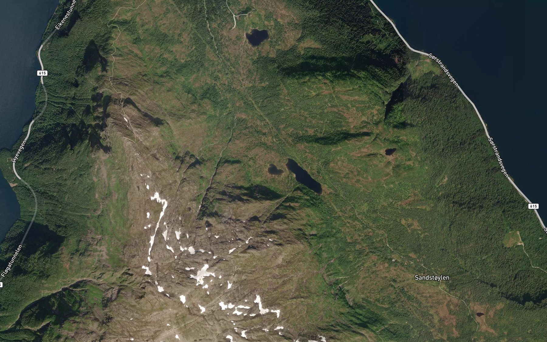Satellite map of the Litlevatnet