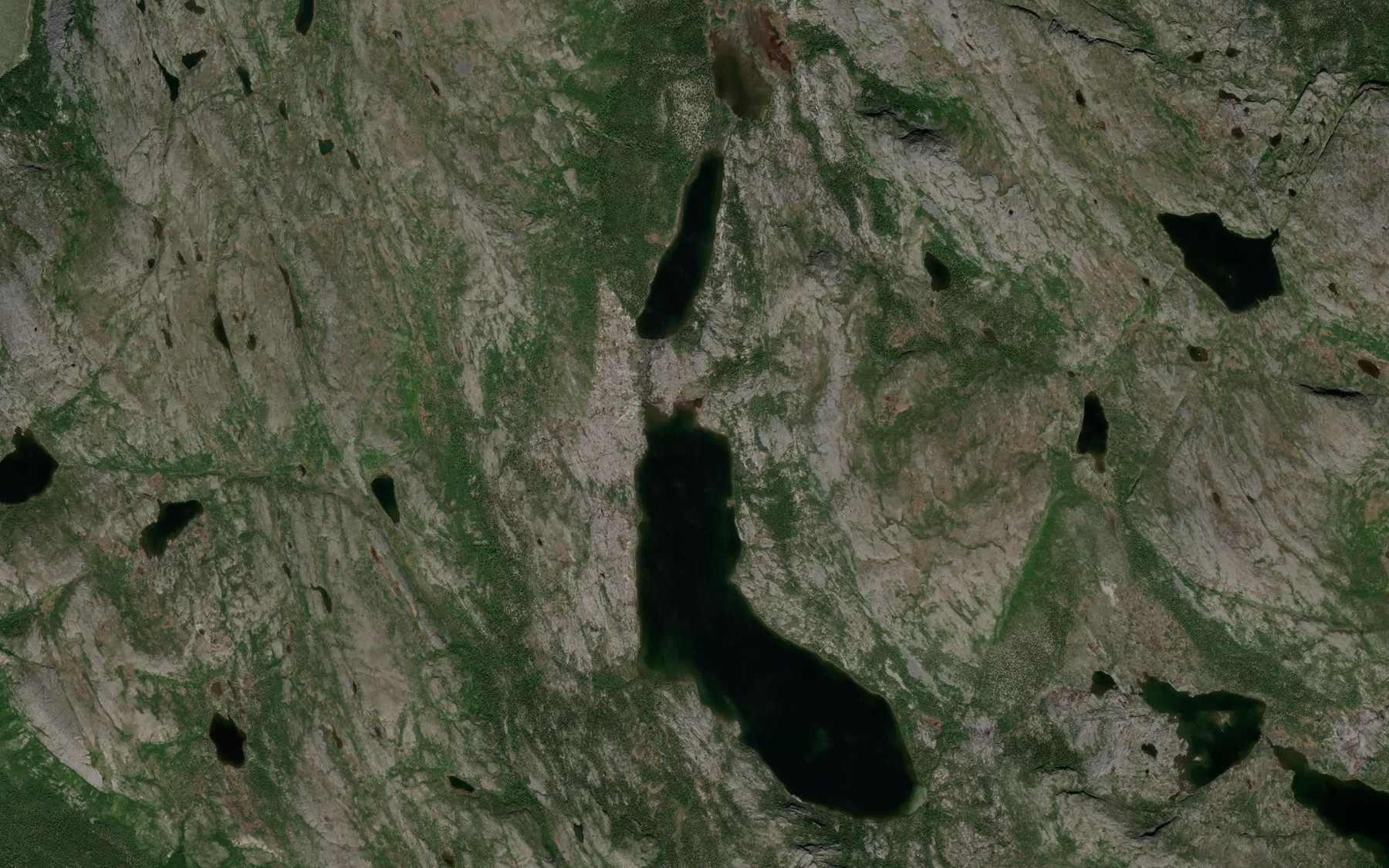 Satellite map of the Lacs Akilasaaluk