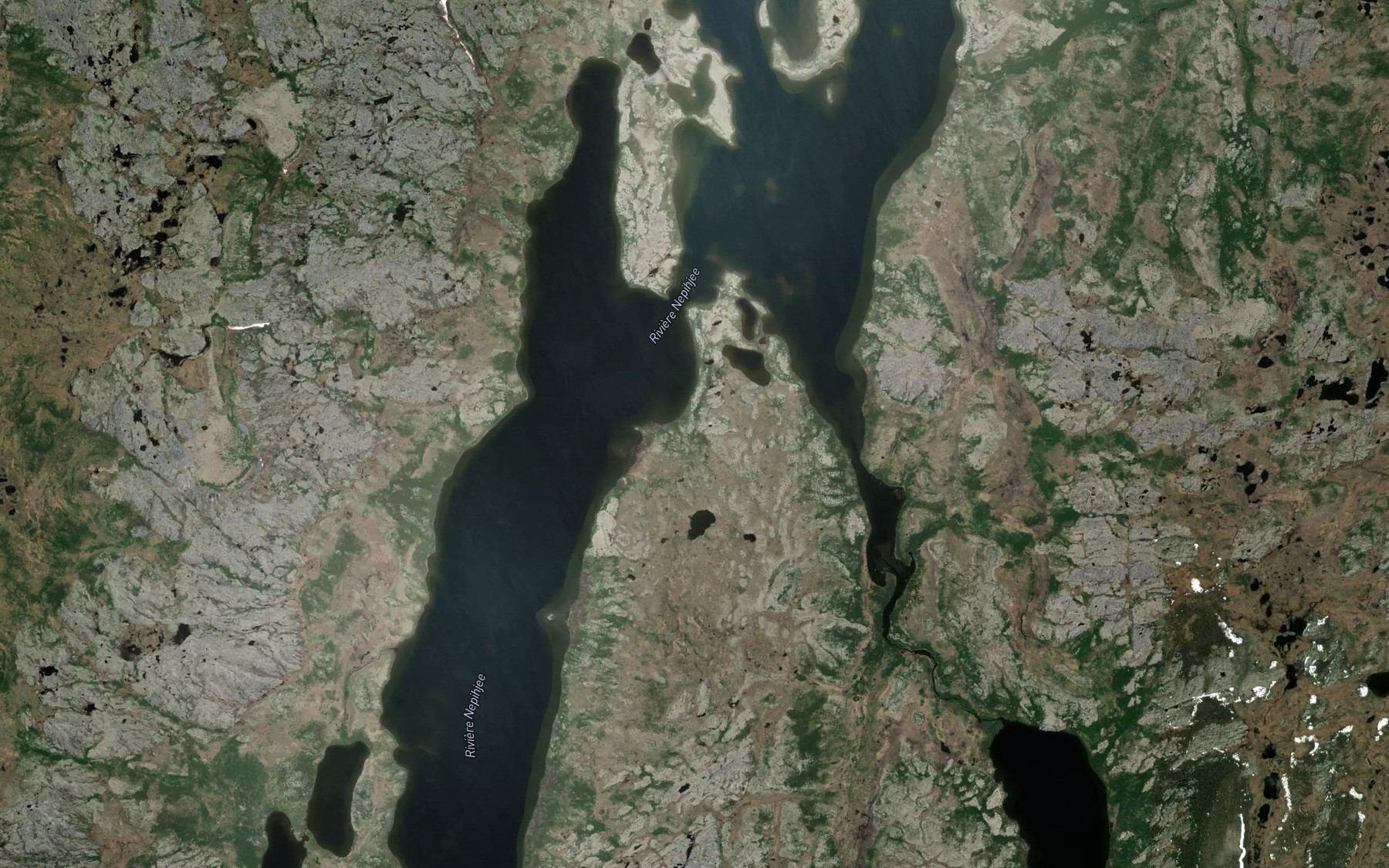 Satellite map of the Passe Quunguk