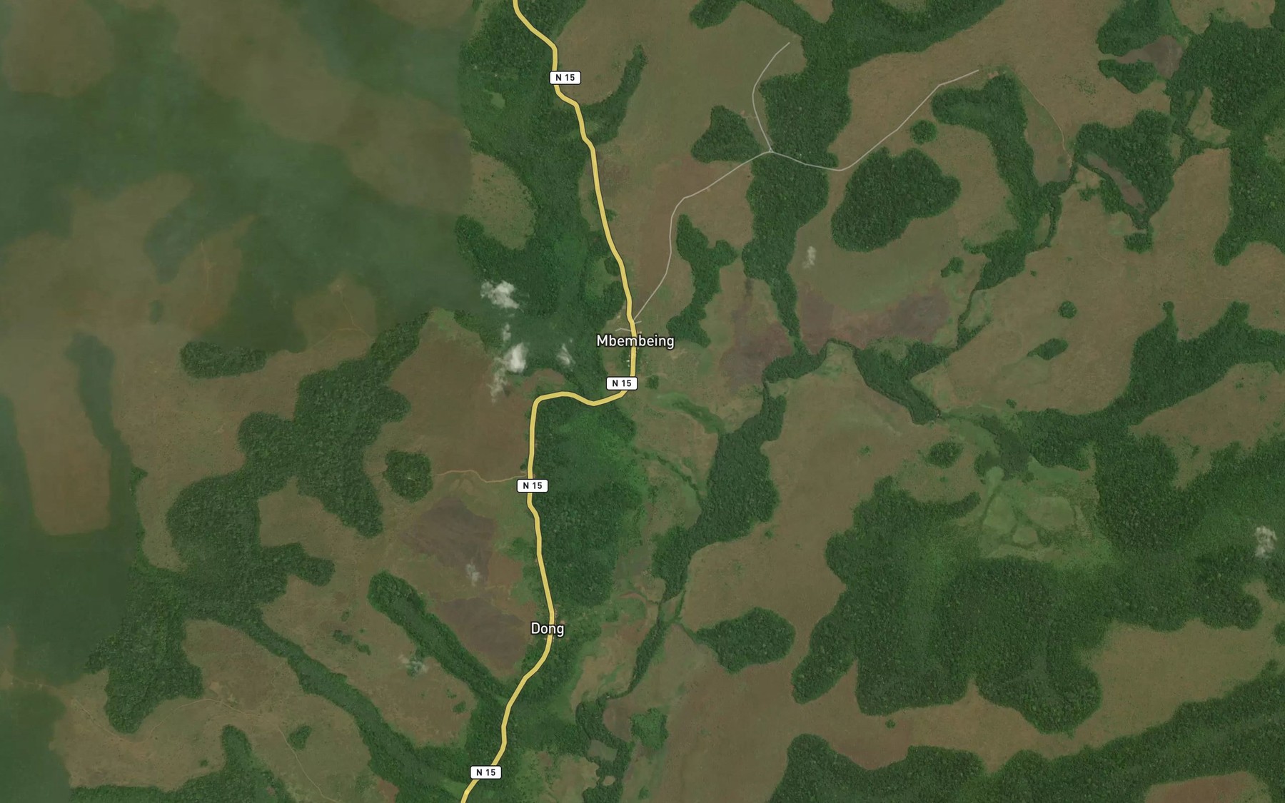 Satellite map of the Momvo