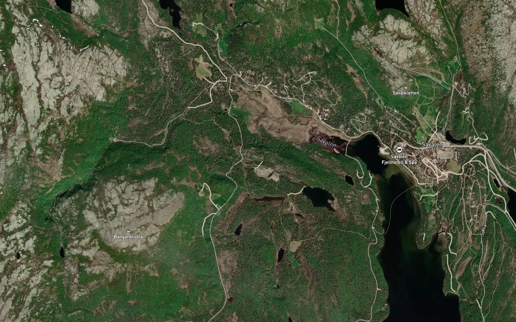 Satellite map of the Gjostjonnbekken