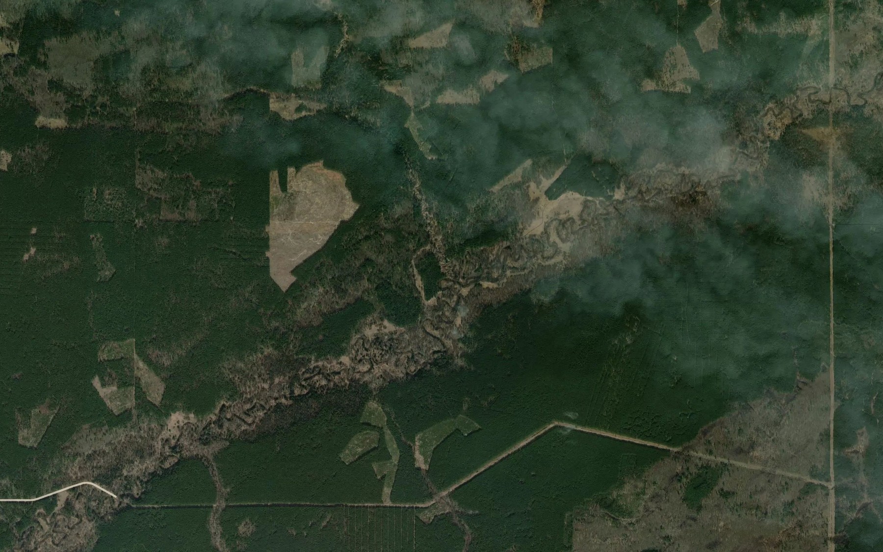 Satellite map of the Vetkula