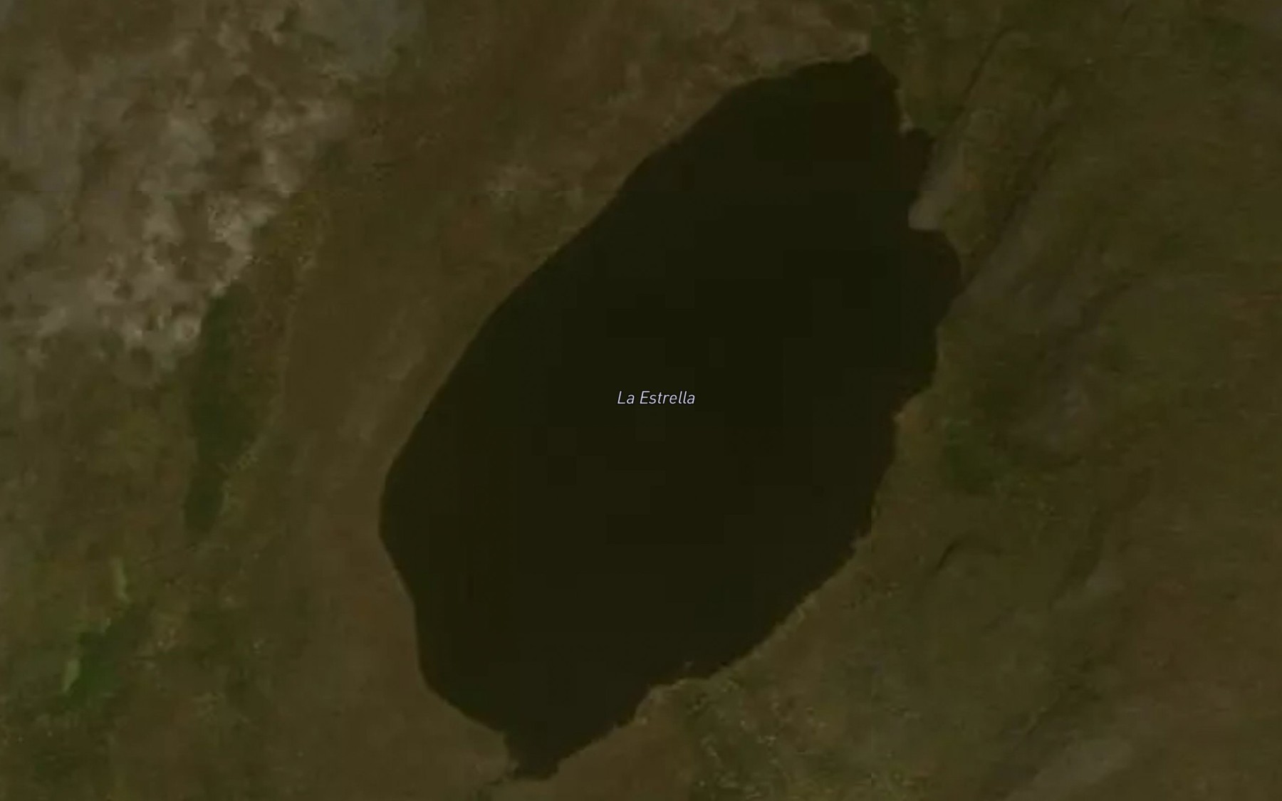 Satellite map of the Laguna Las Estrellas
