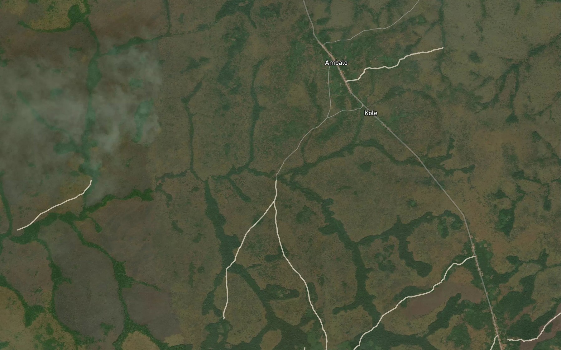 Satellite map of the Kwakwaka