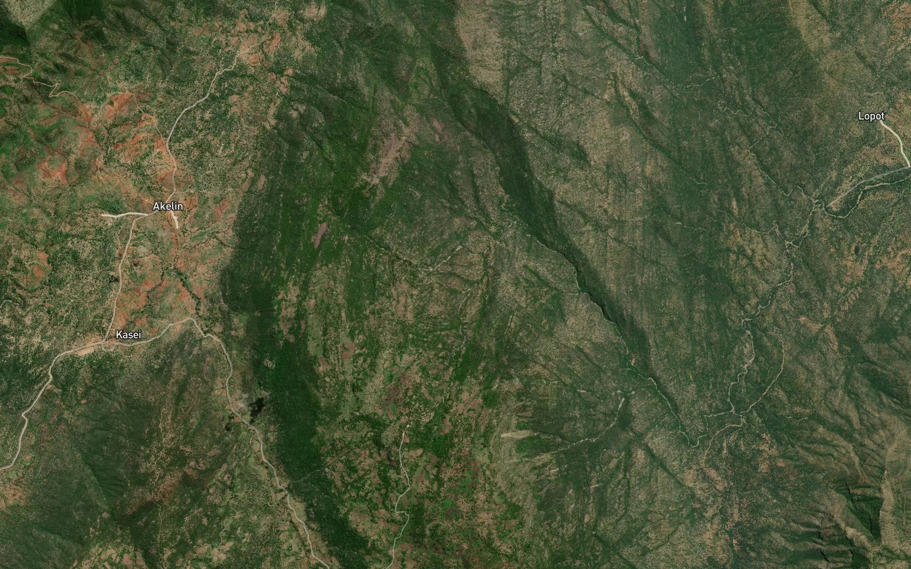 Satellite map of the Embong'