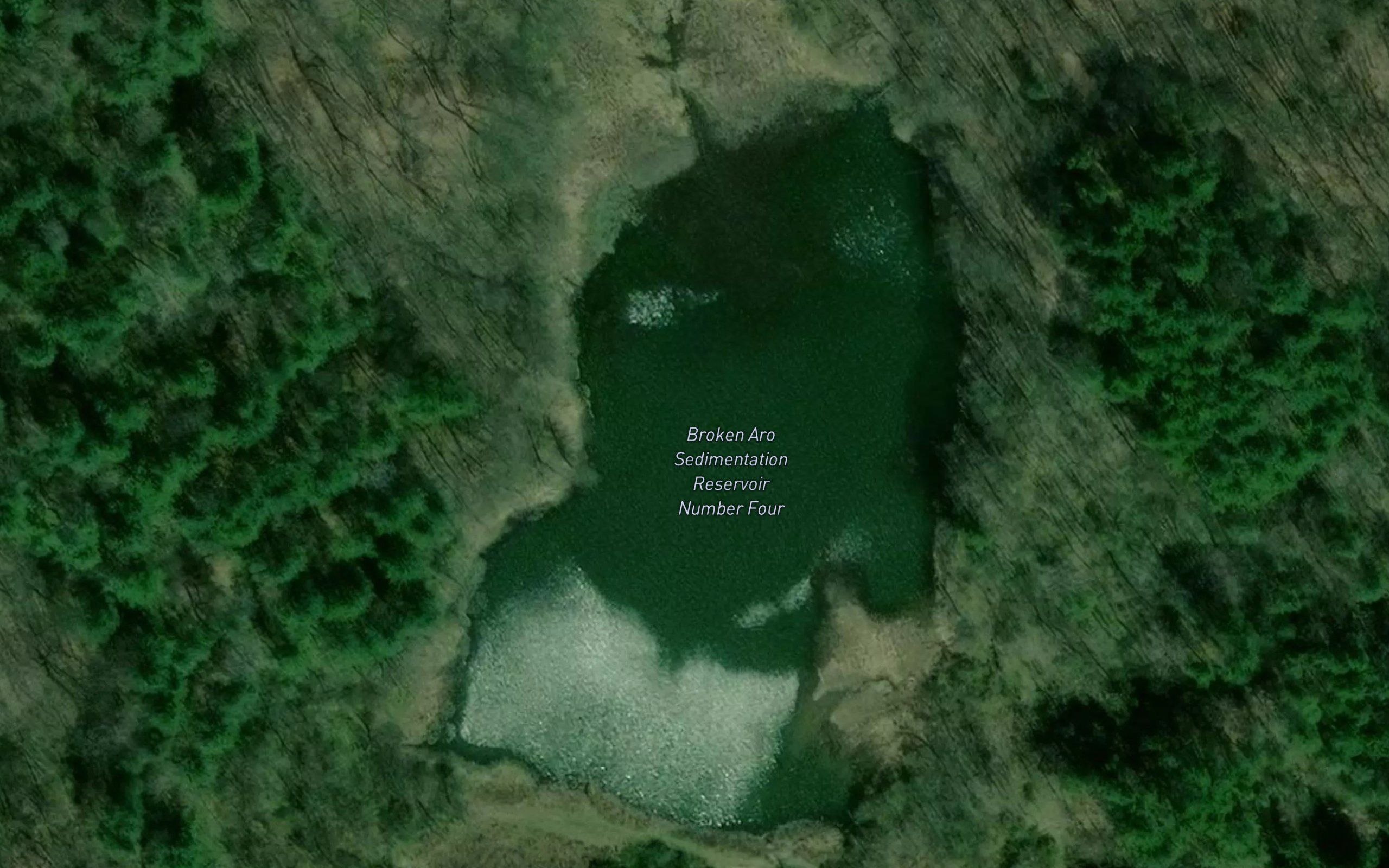 Broken Aro Sedimentation Reservoir Number Four