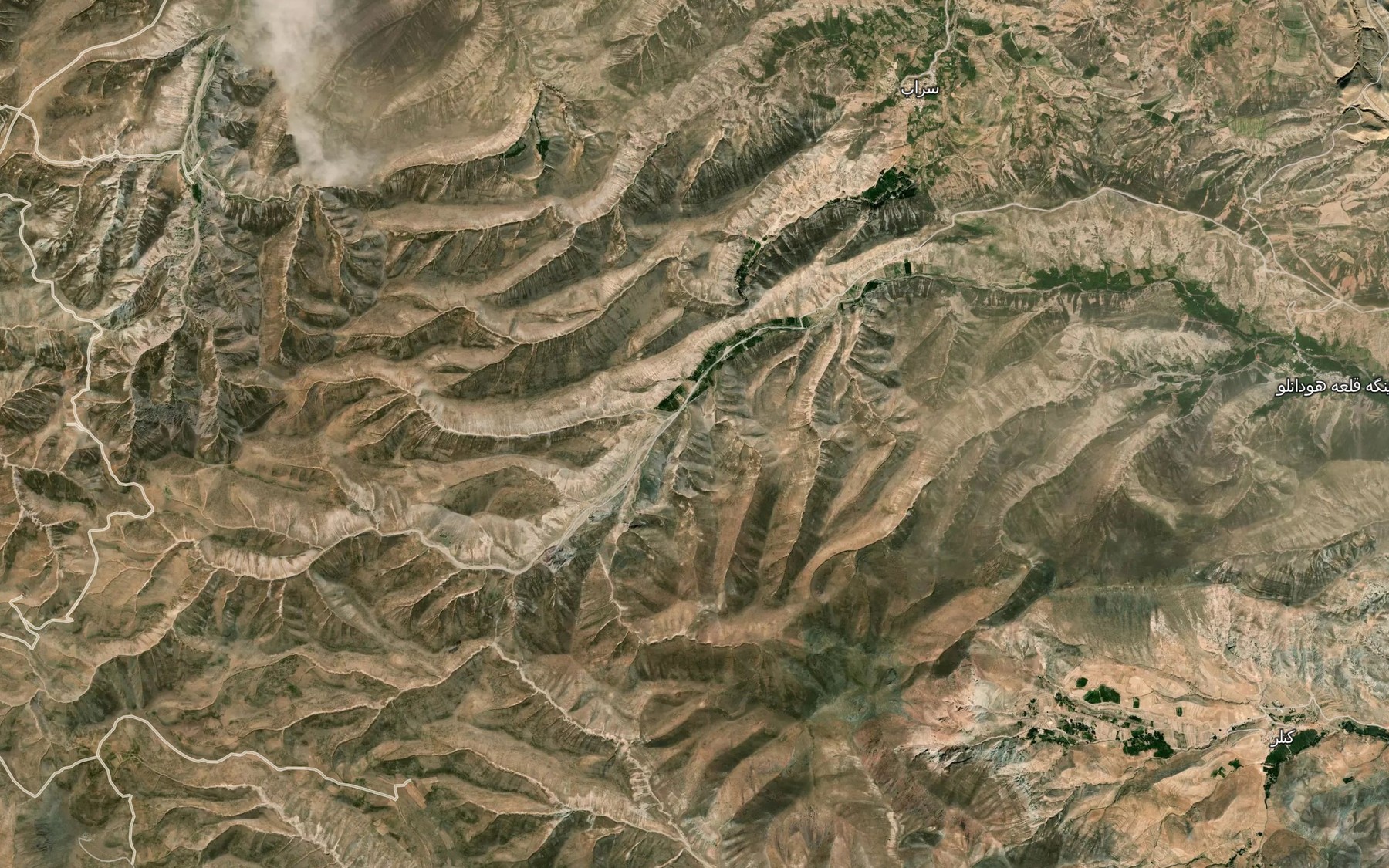 Satellite map of the Cheshmeh-ye Gerdab