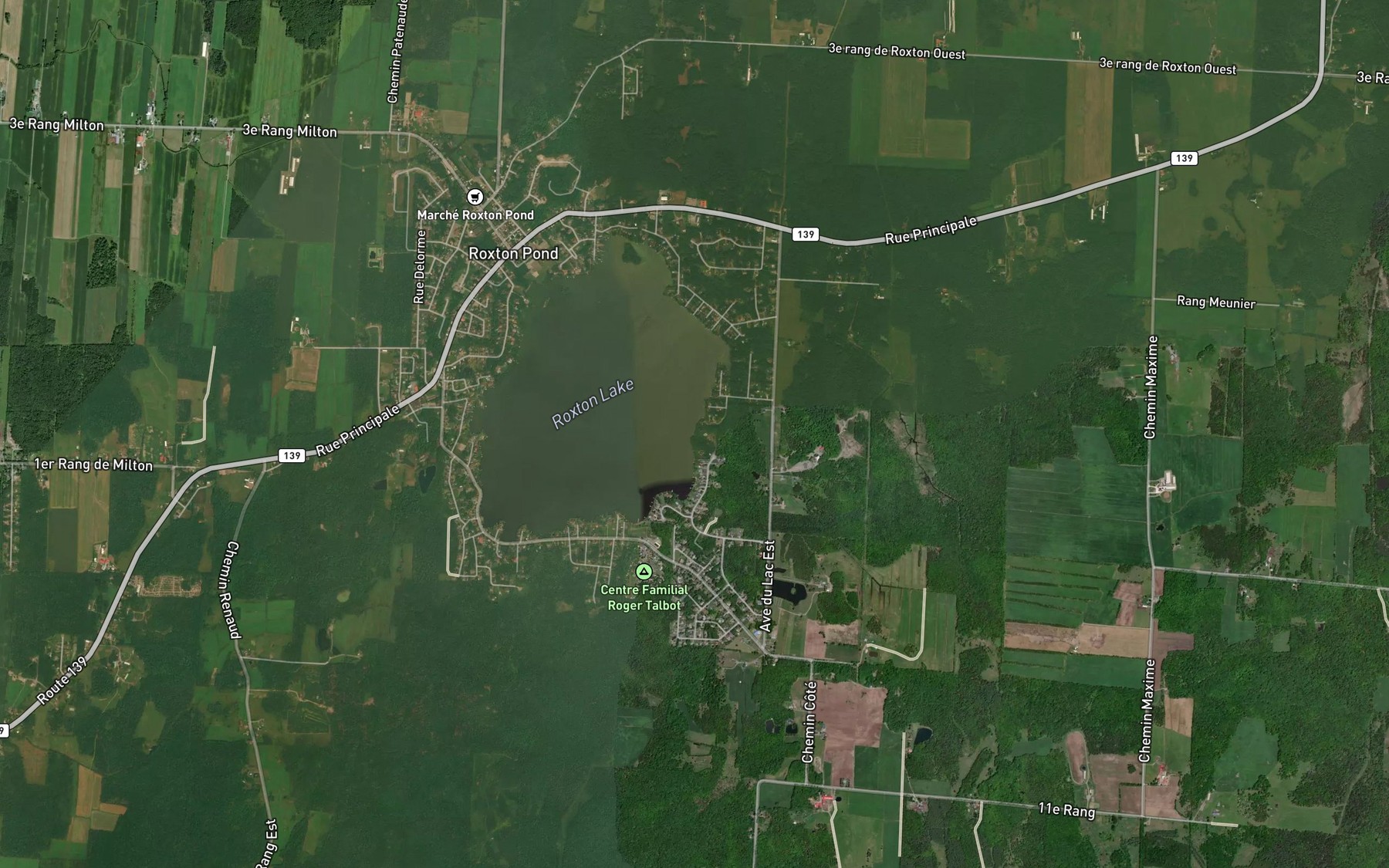 Satellite map of the Cours d'eau Gervais
