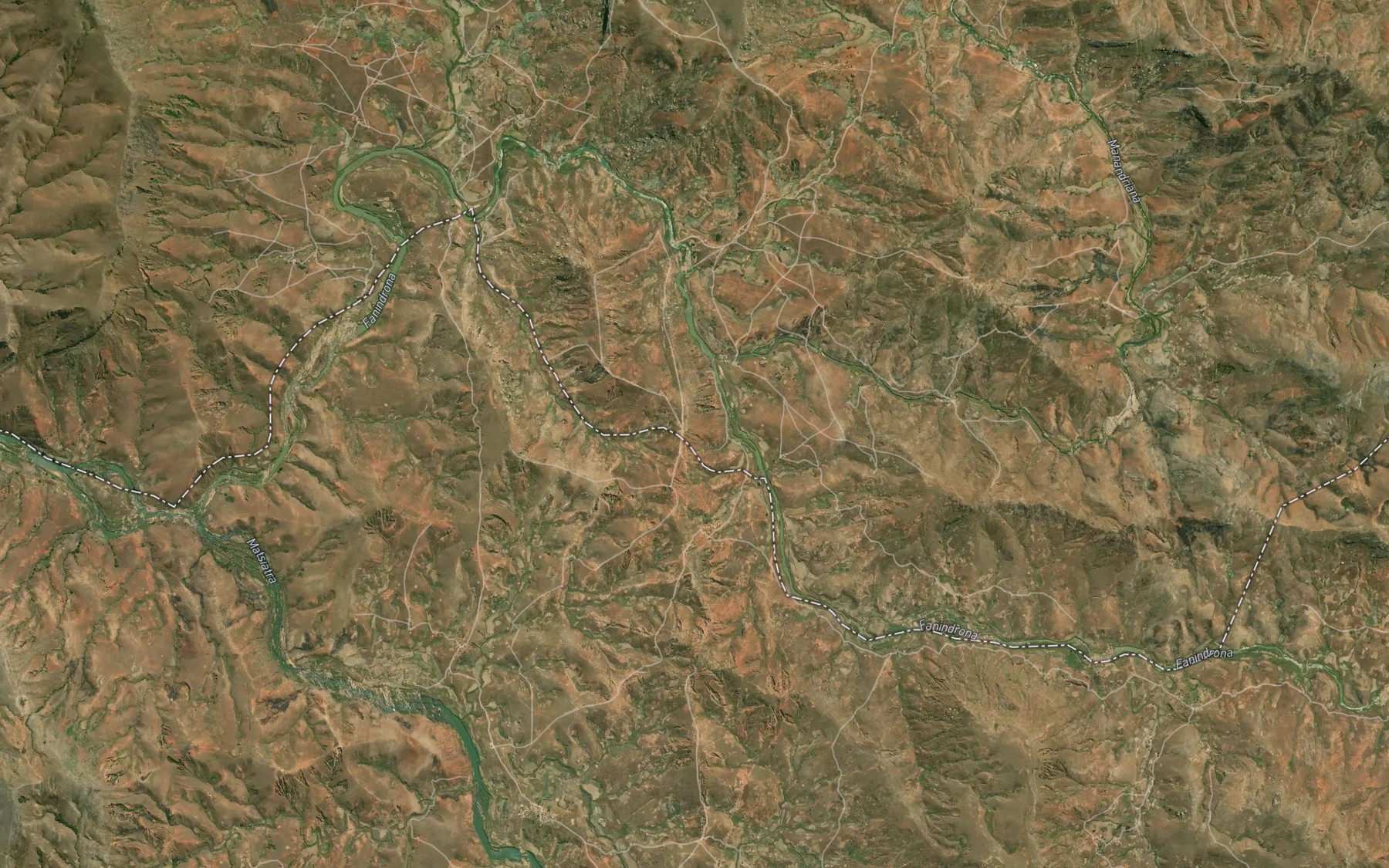 Satellite map of the Manandriana