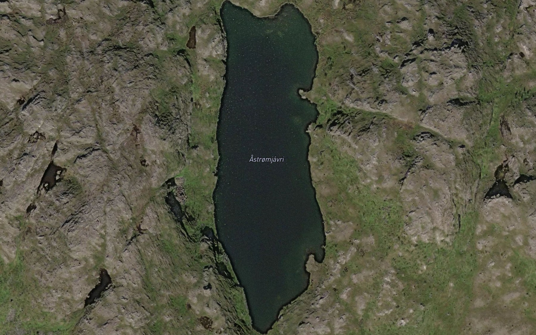 Satellite map of the Astromjavri