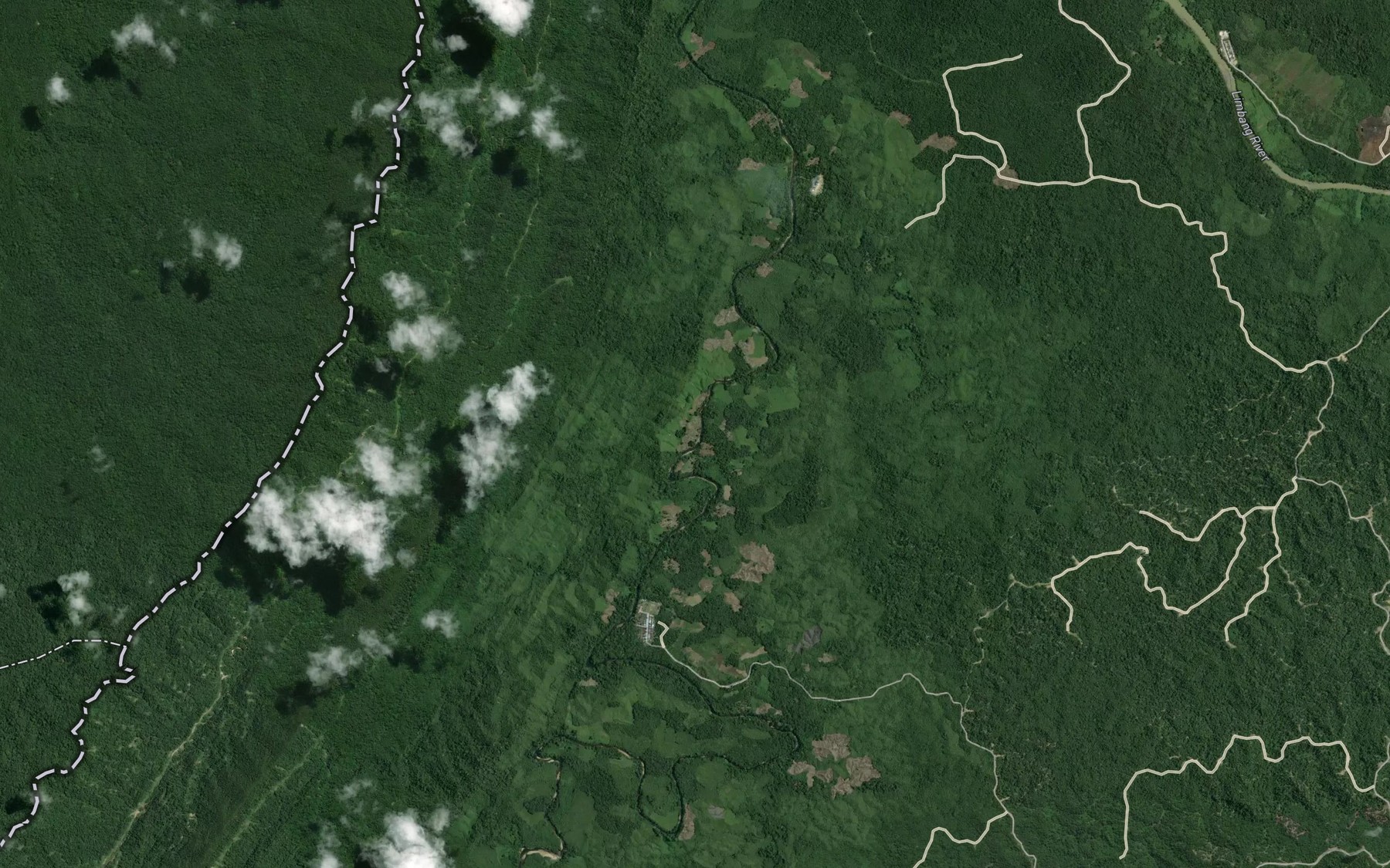 Satellite map of the Sungai Sabong