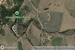 Satellite map of the Kangaroo Creek