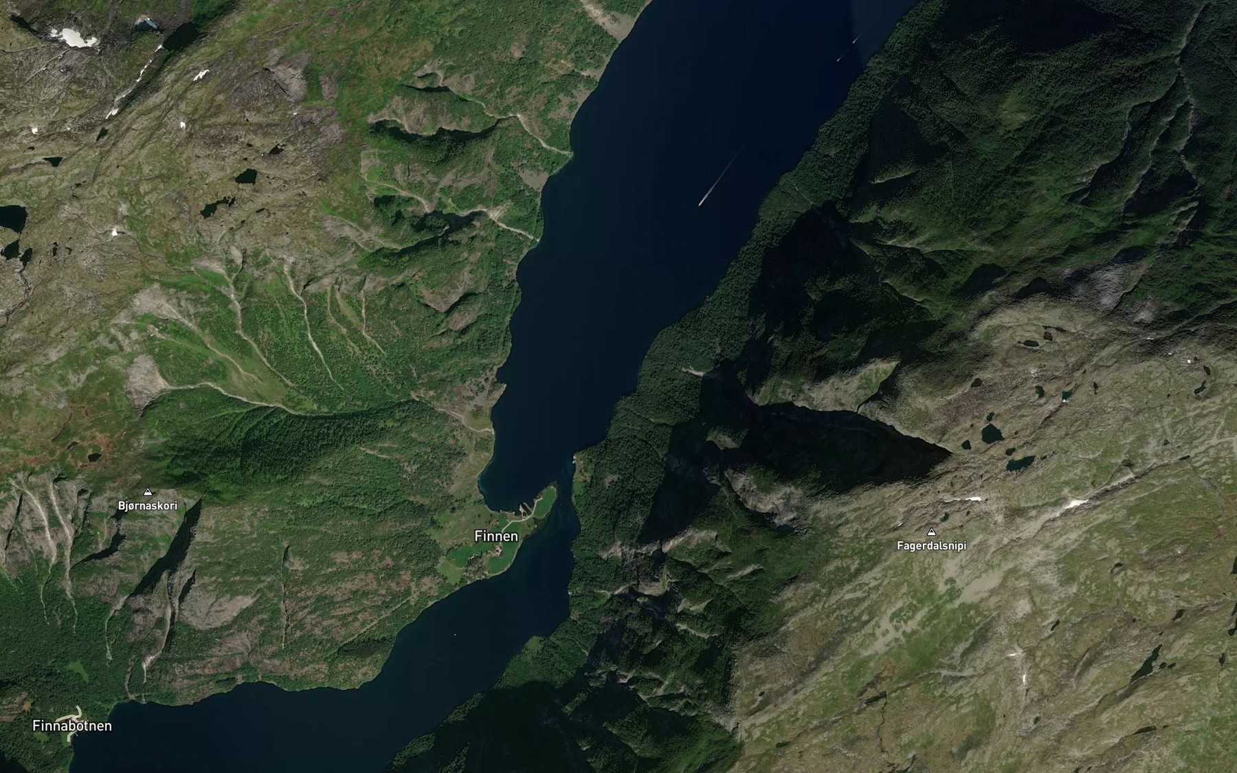 Satellite map of the Hatleviki