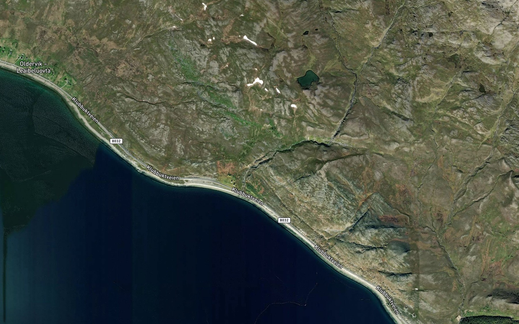 Satellite map of the Gadderiidjakka