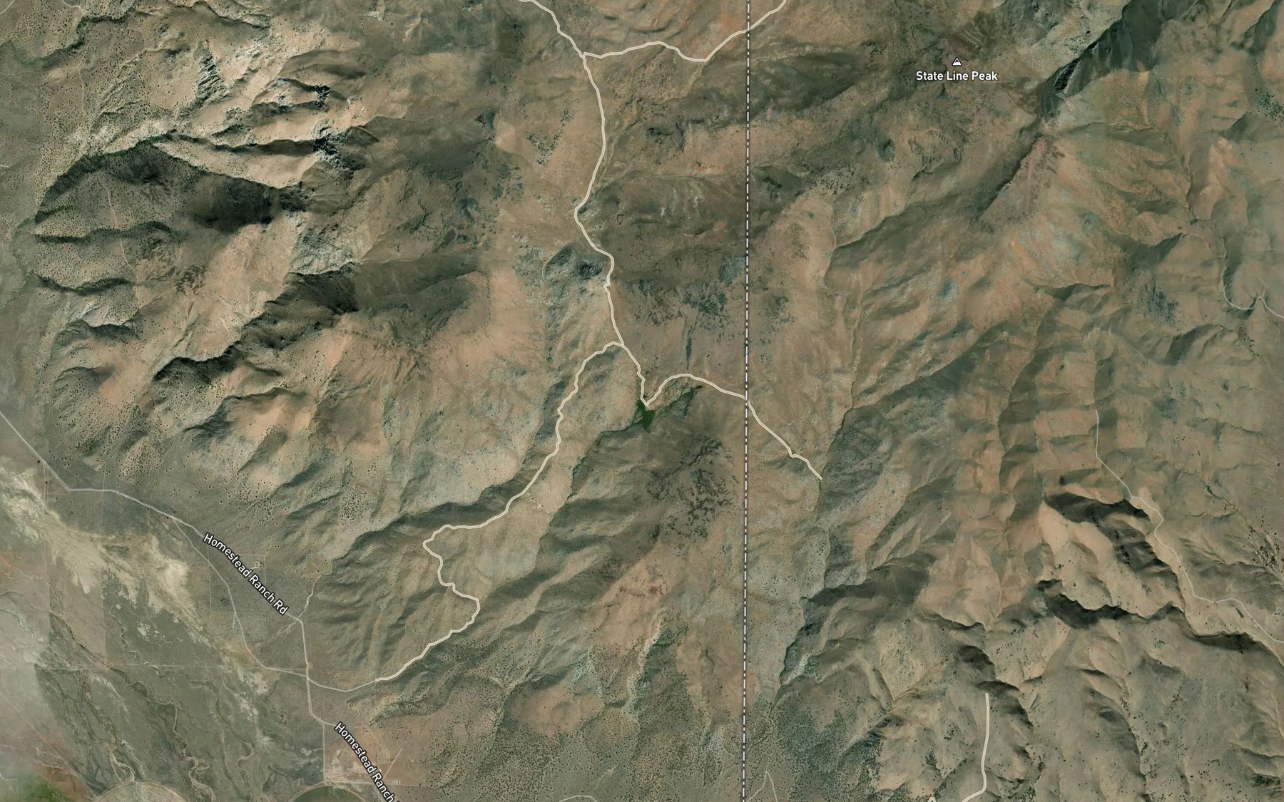 Satellite map of the Willow Springs