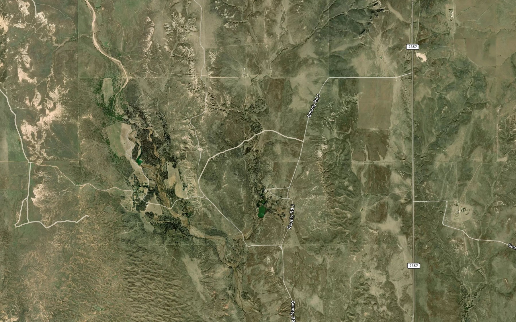 Satellite map of the Franklin Lakes