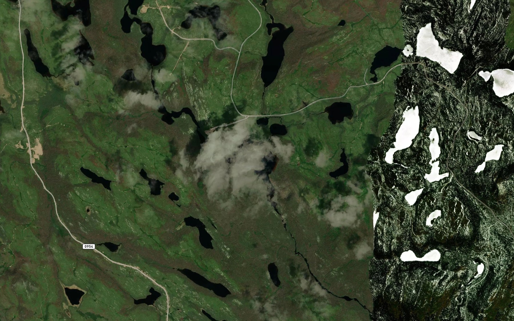 Satellite map of the Lac Marie-Josee