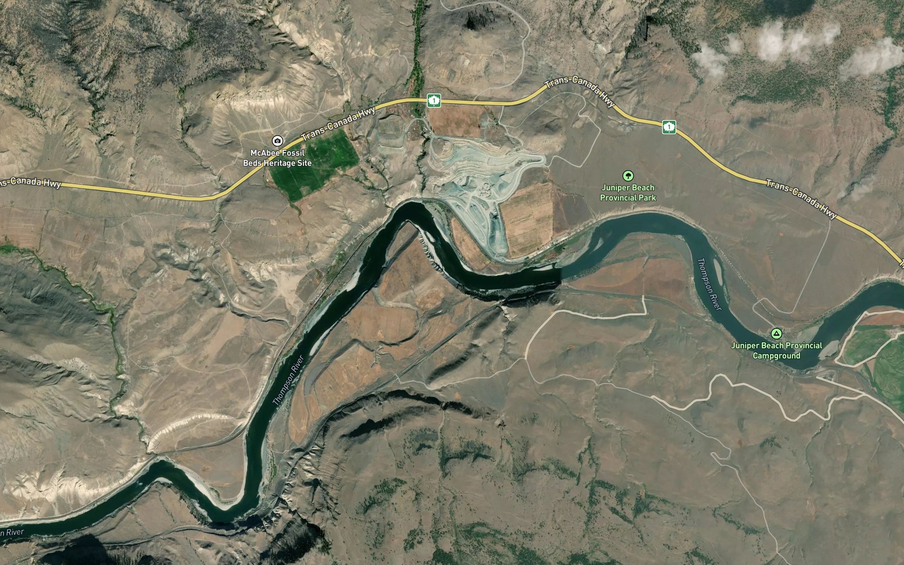 Satellite map of the Battle Creek