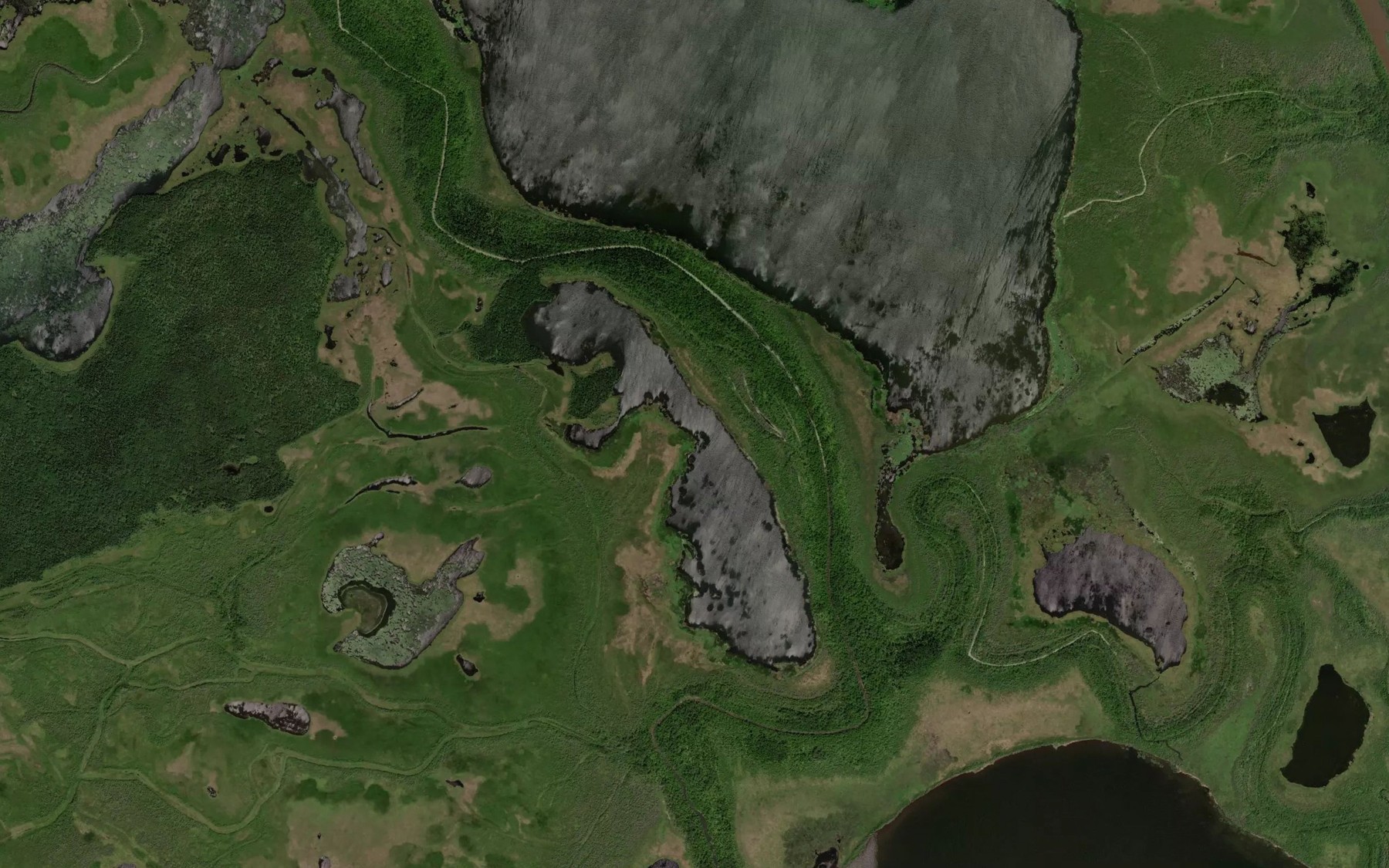 Satellite map of the Pikwatchiasoykunis Lake
