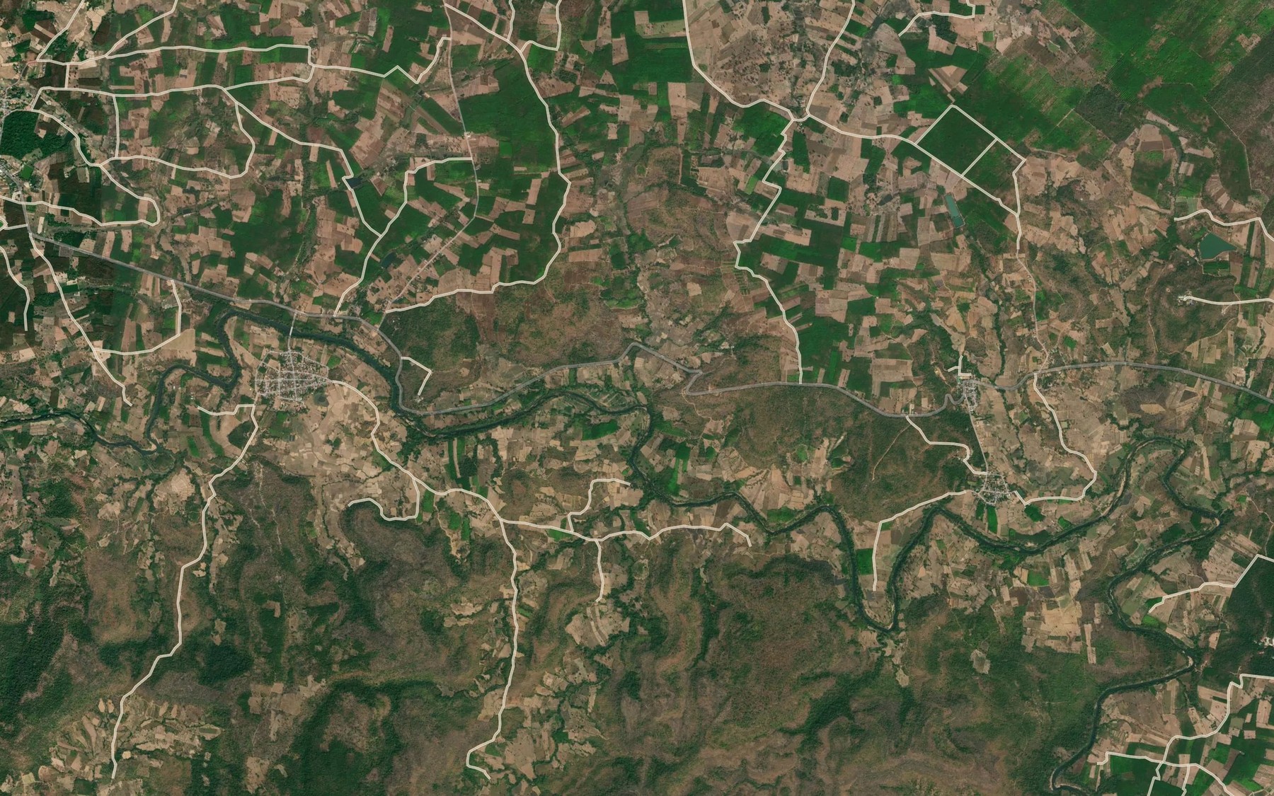 Satellite map of the Huai Pong