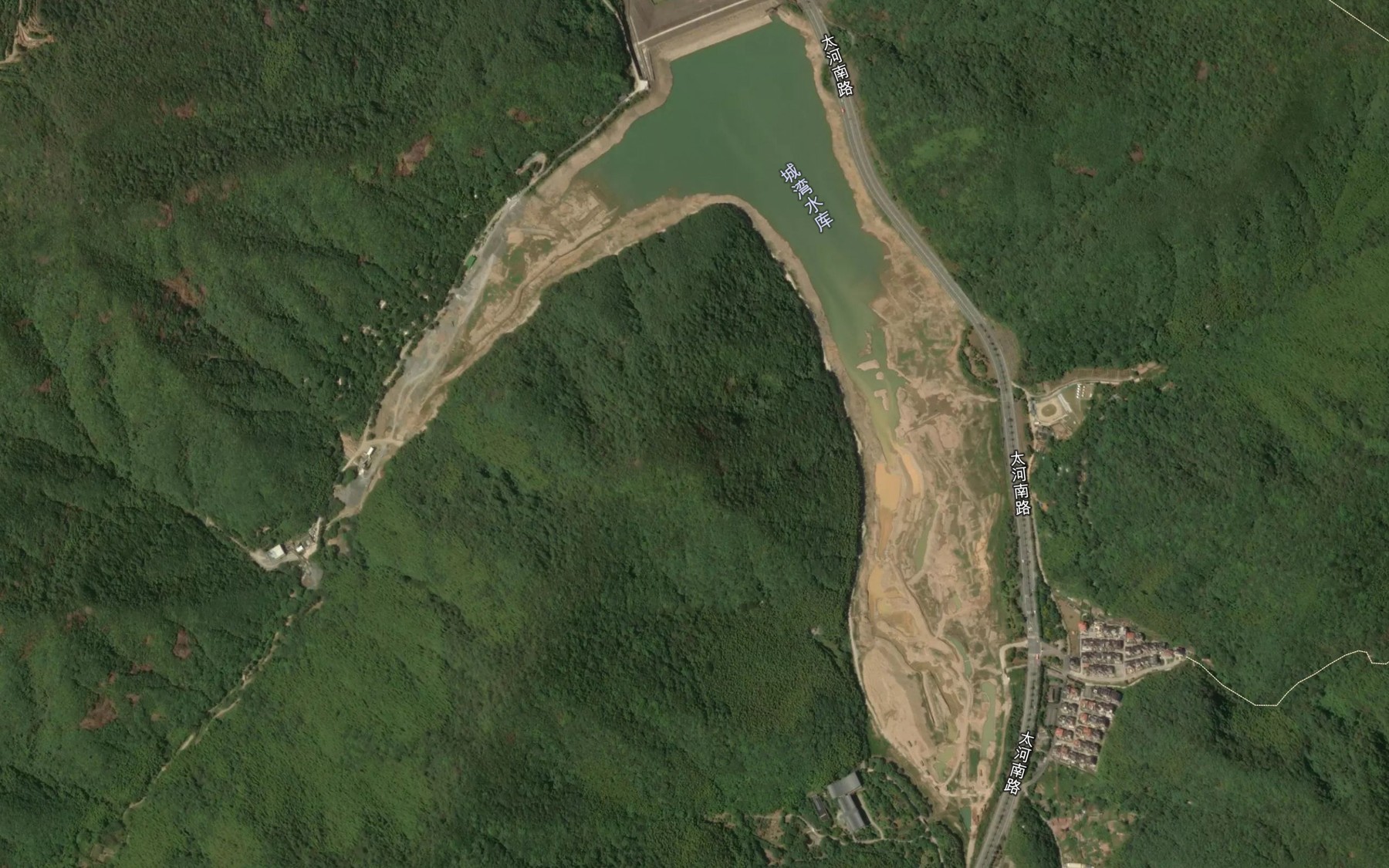Satellite map of the Chengwan