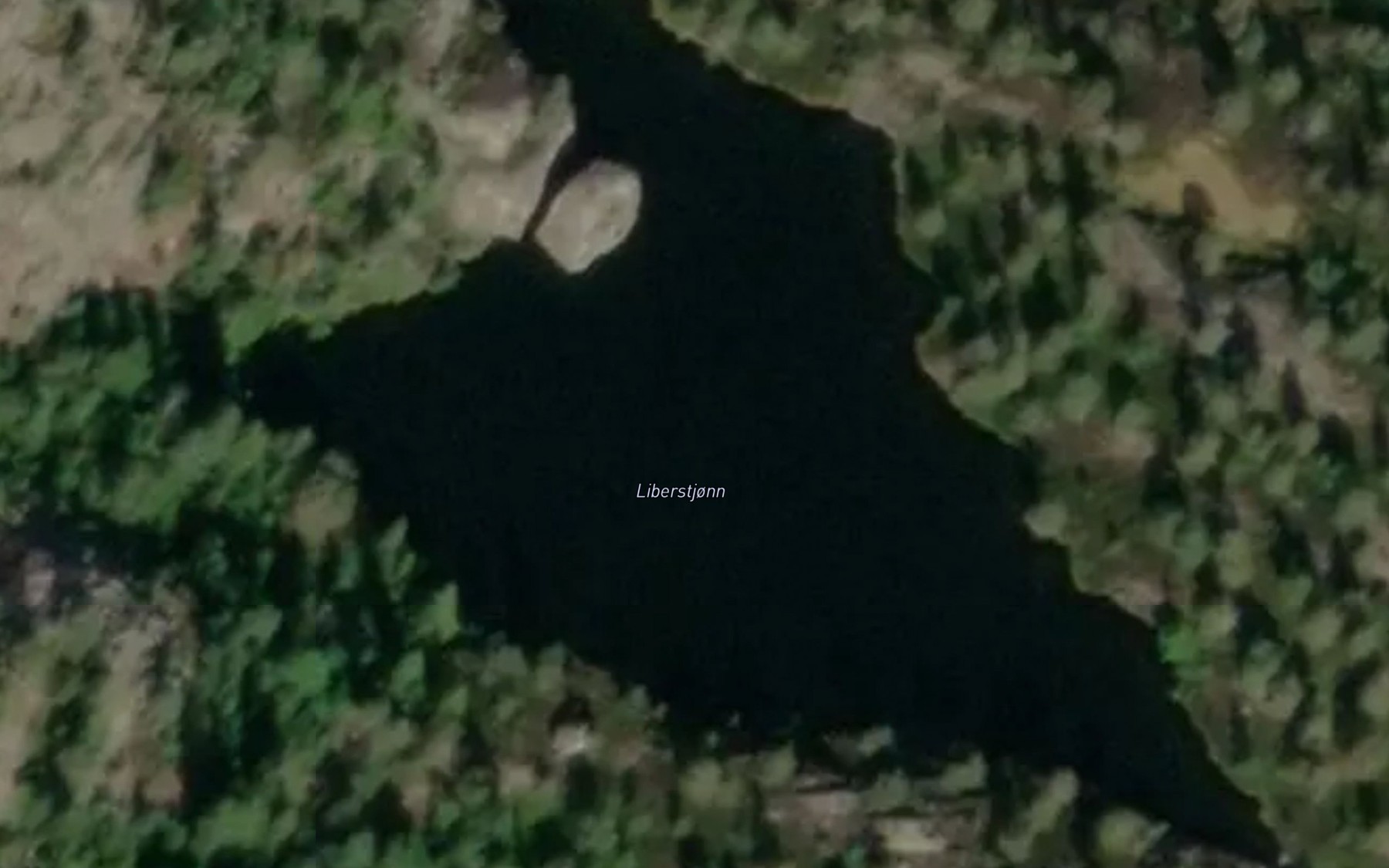 Satellite map of the Liberstjonn