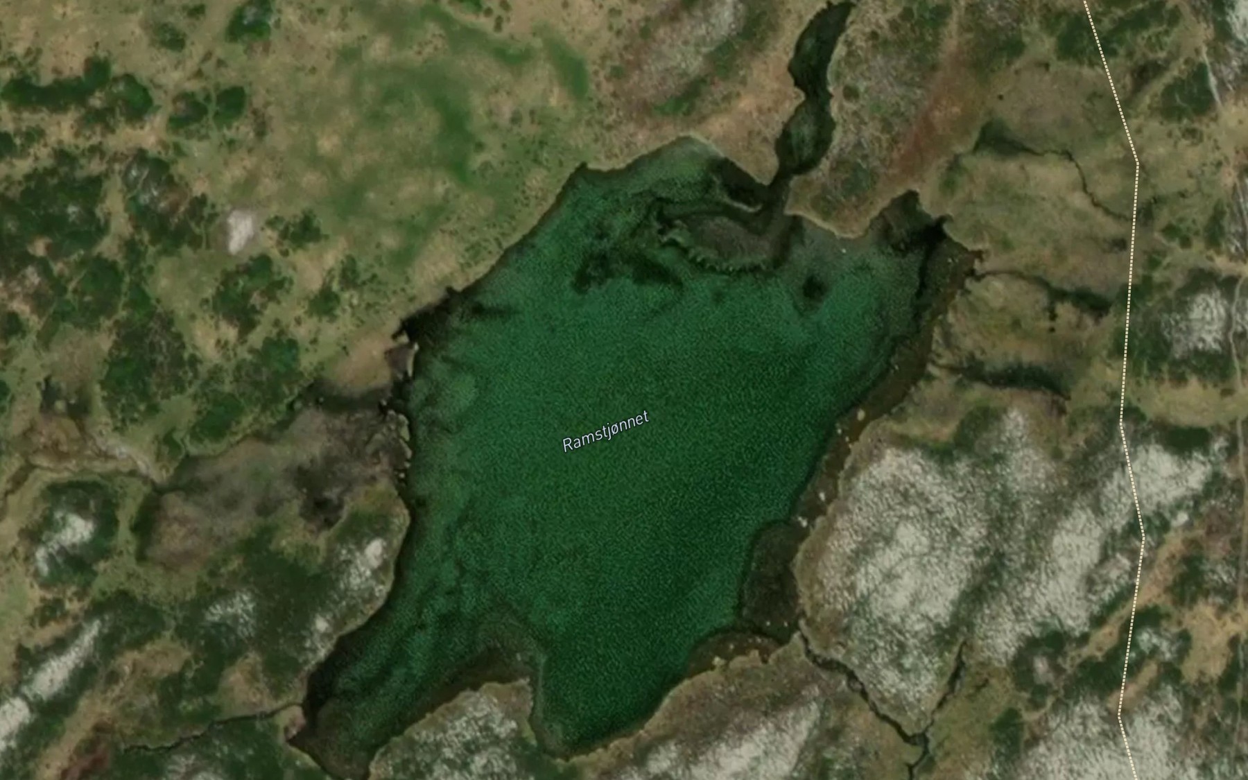 Satellite map of the Ramstjornet