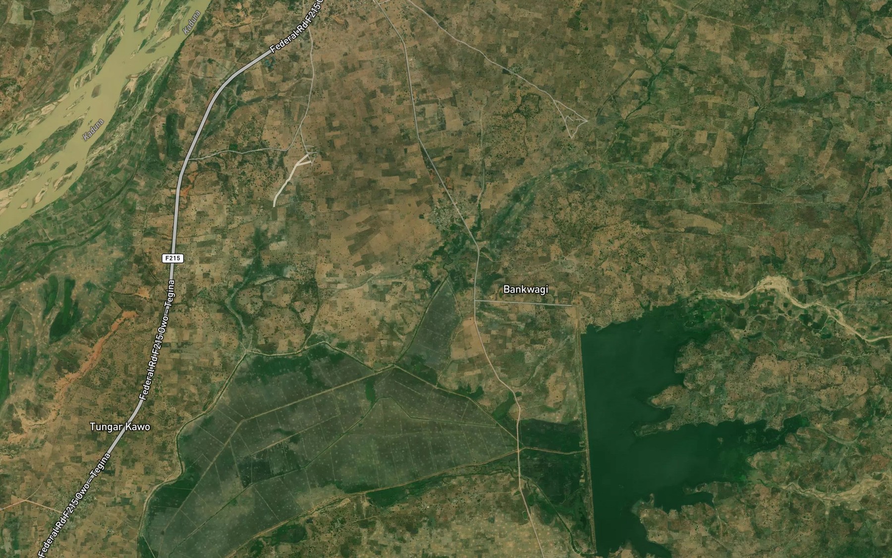 Satellite map of the River Bankwagi