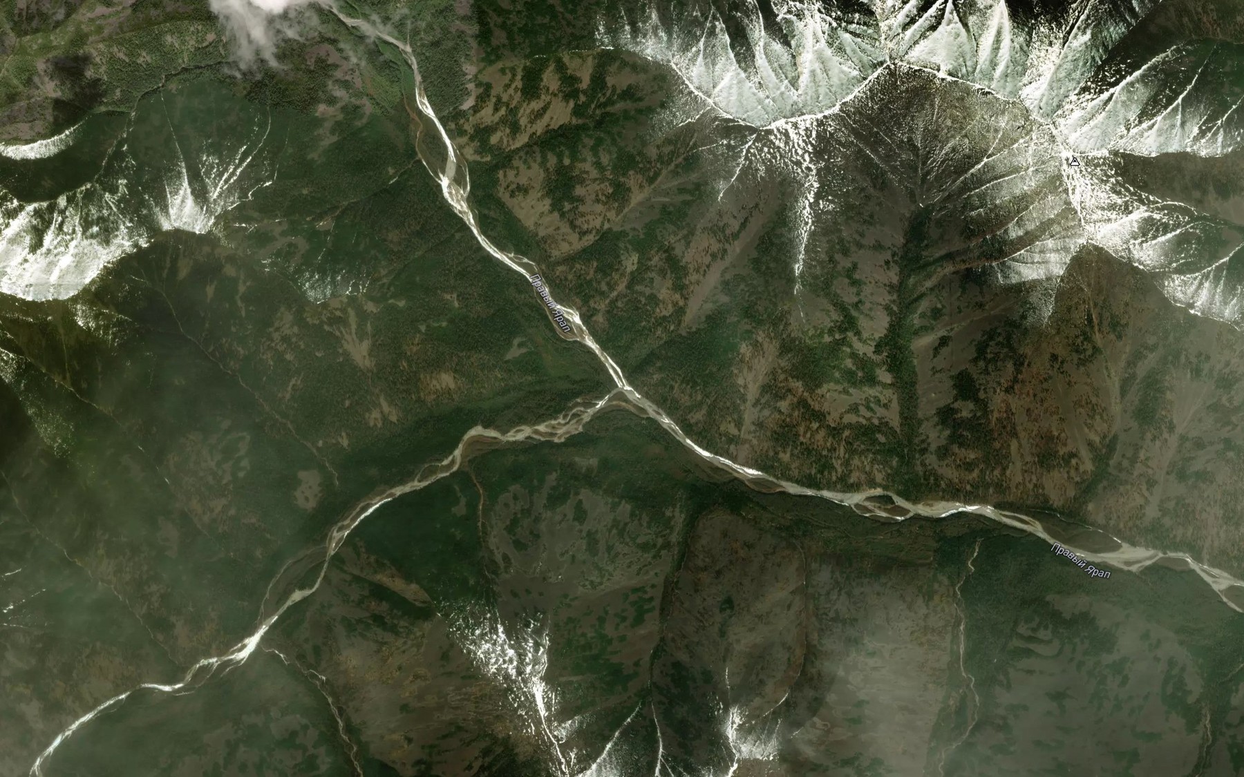 Satellite map of the Vetvistyy