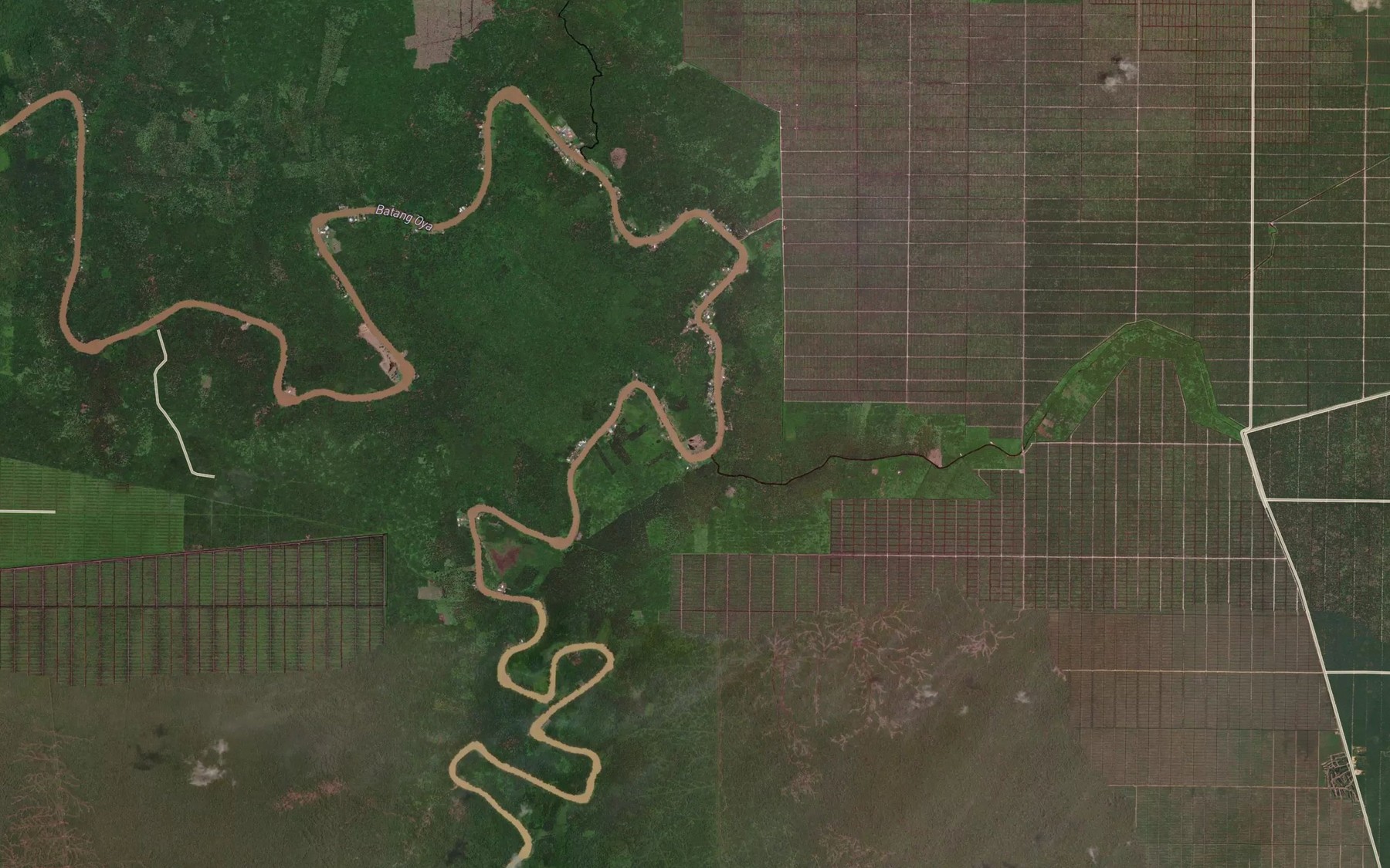 Satellite map of the Tanjung Narub