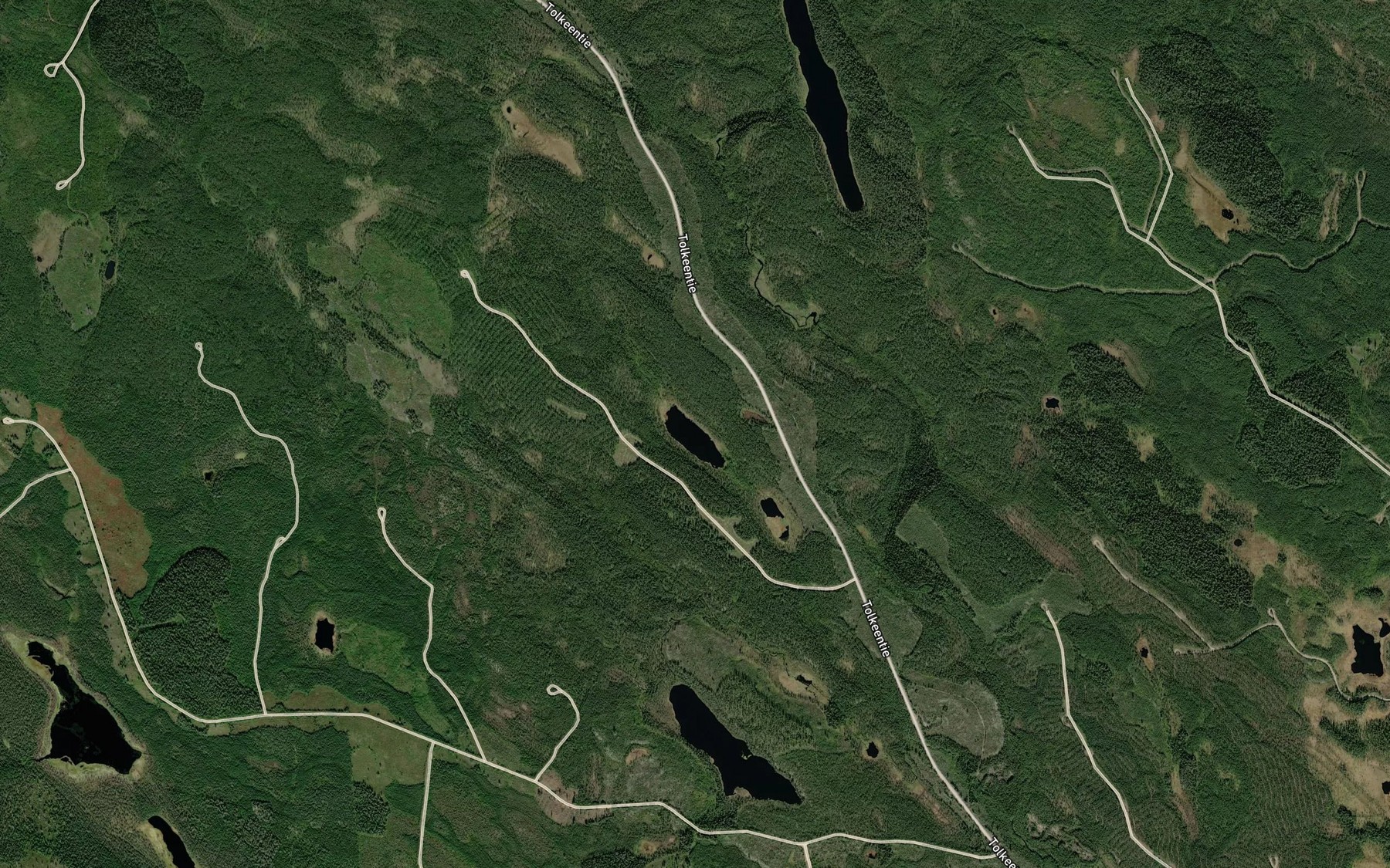 Satellite map of the Sarkilampi