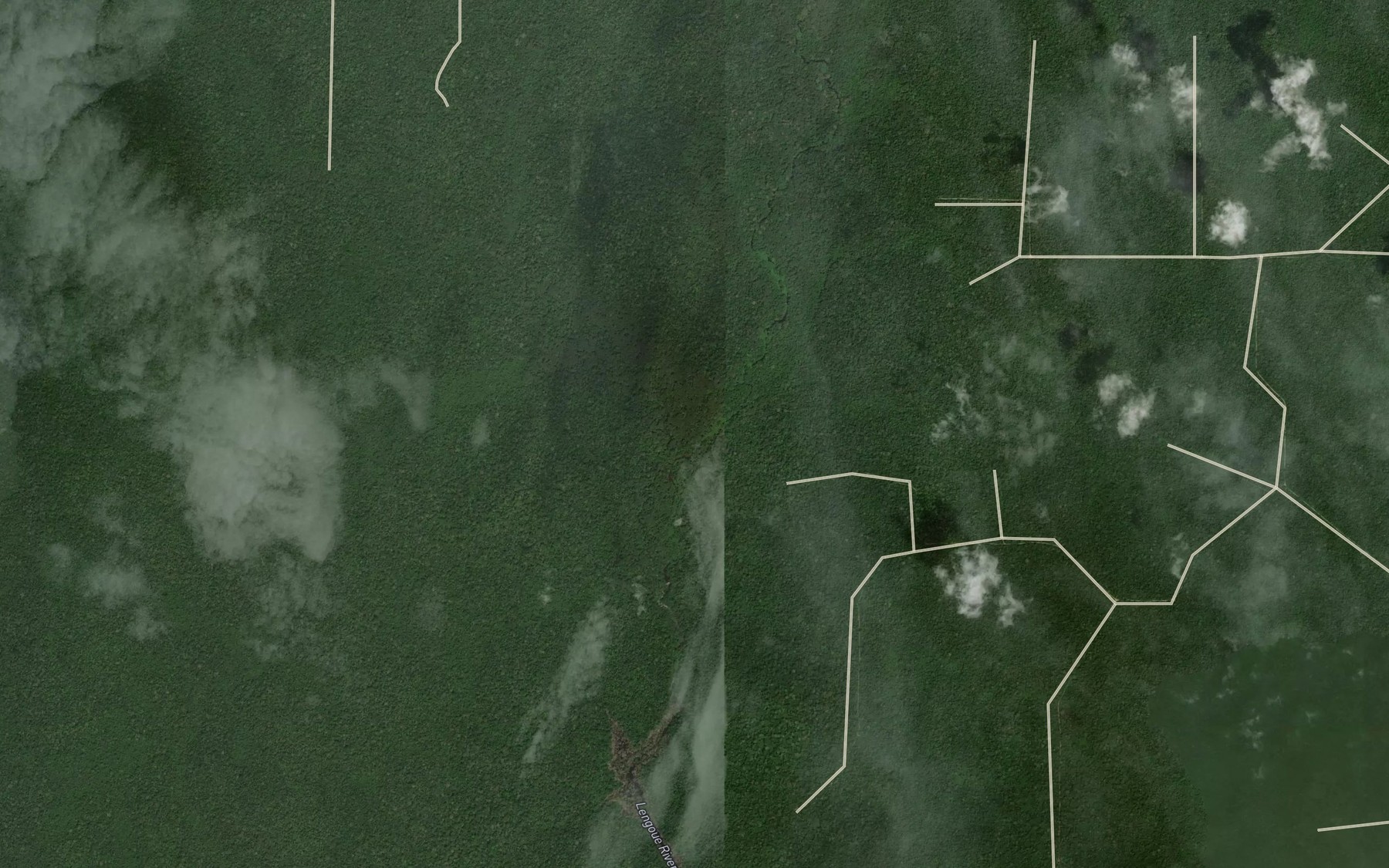 Satellite map of the Eloupe