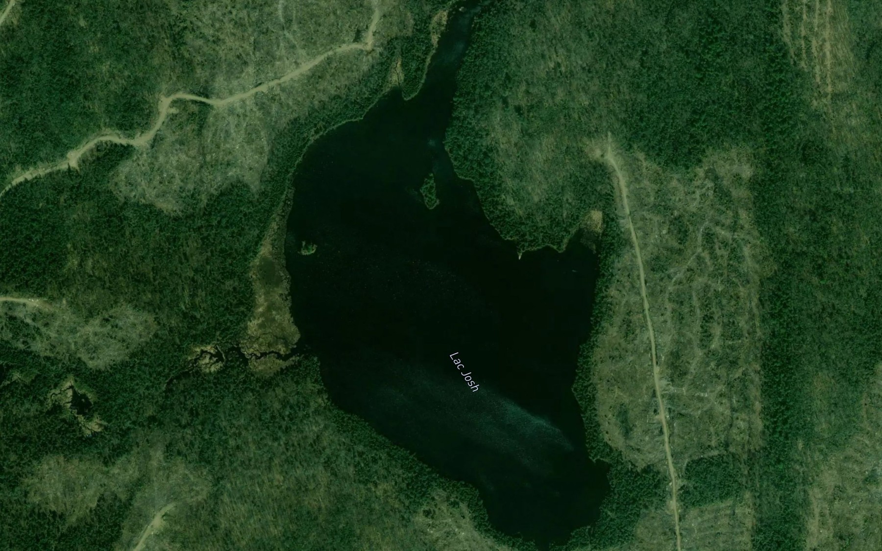 Satellite map of the Lac Josh