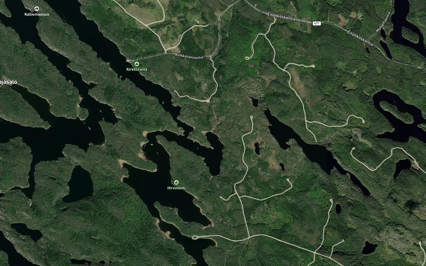 Satellite map of the Kiemura