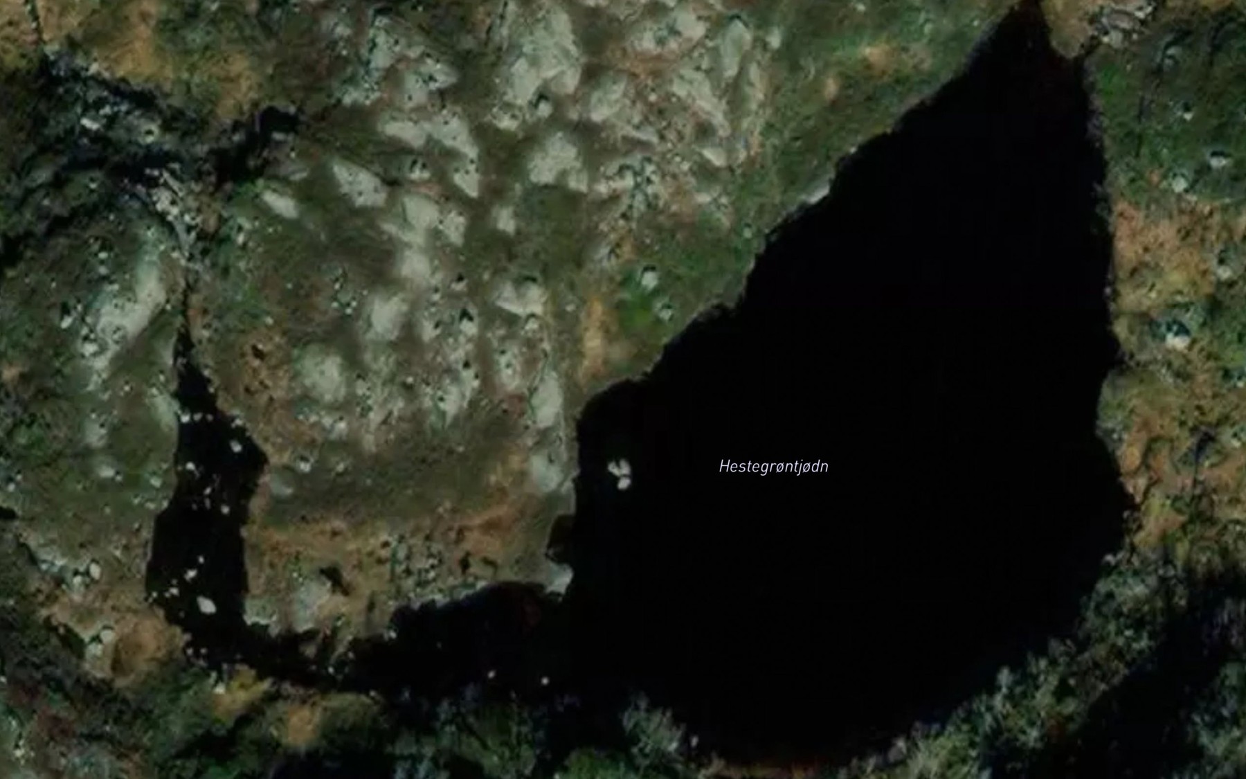 Satellite map of the Hestegrontjodn