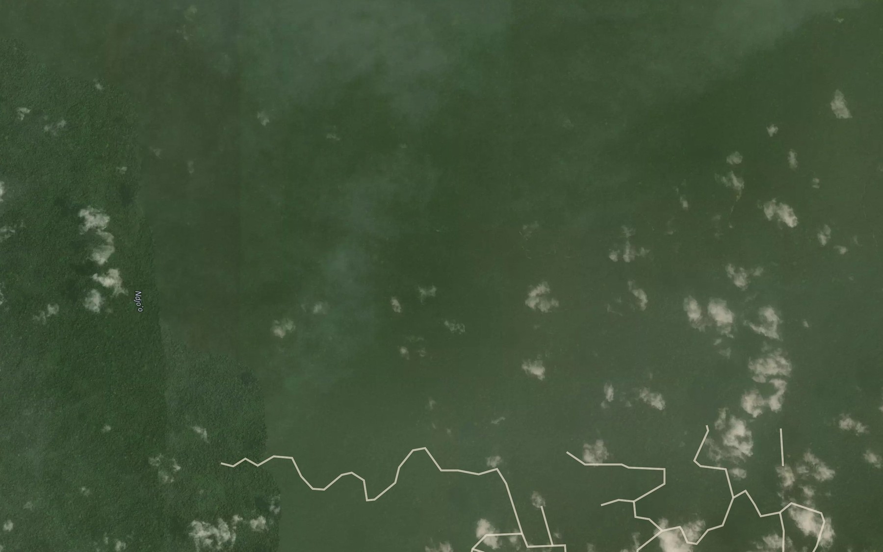 Satellite map of the Mon Tsebito