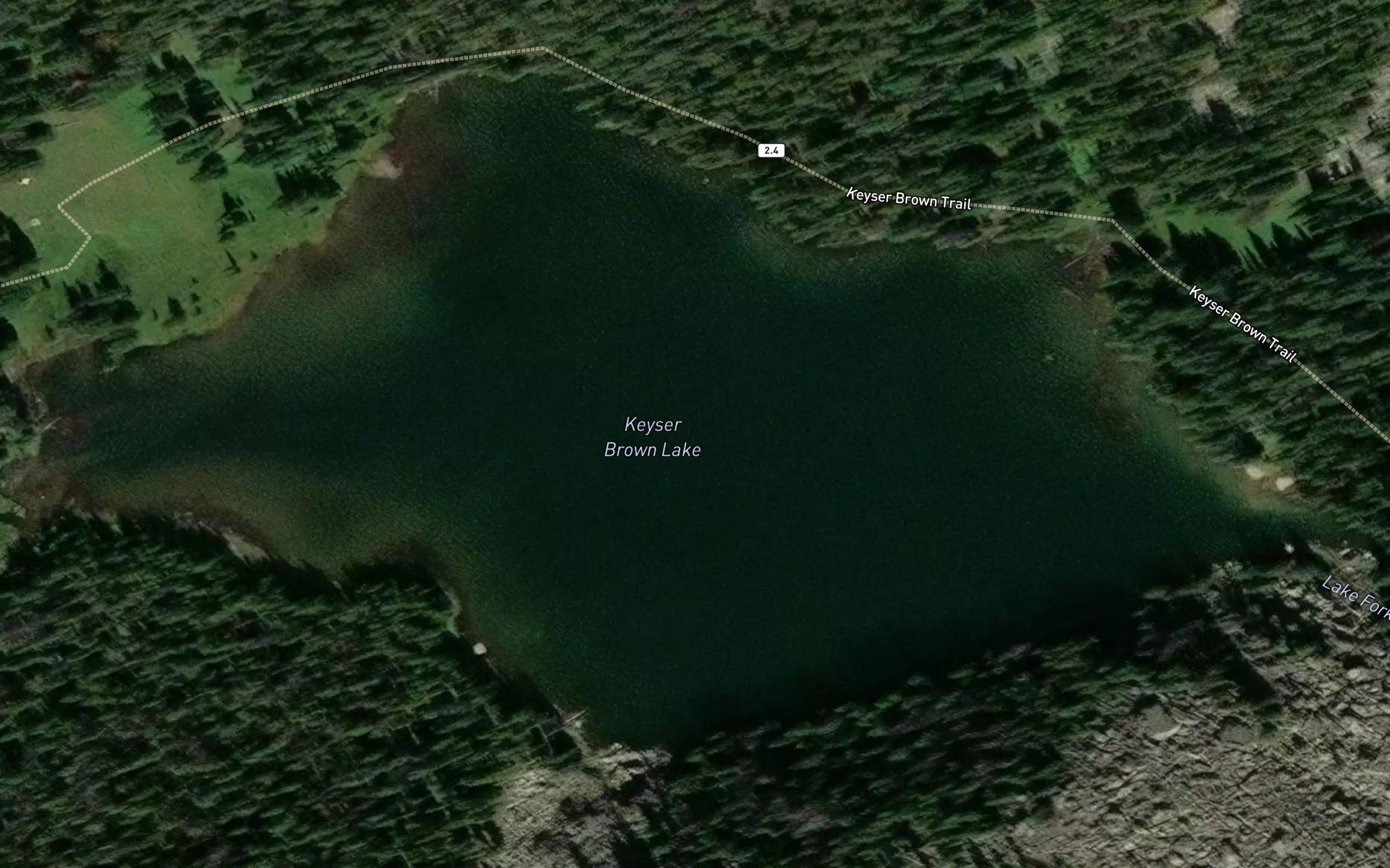 Keyser Brown Lake
