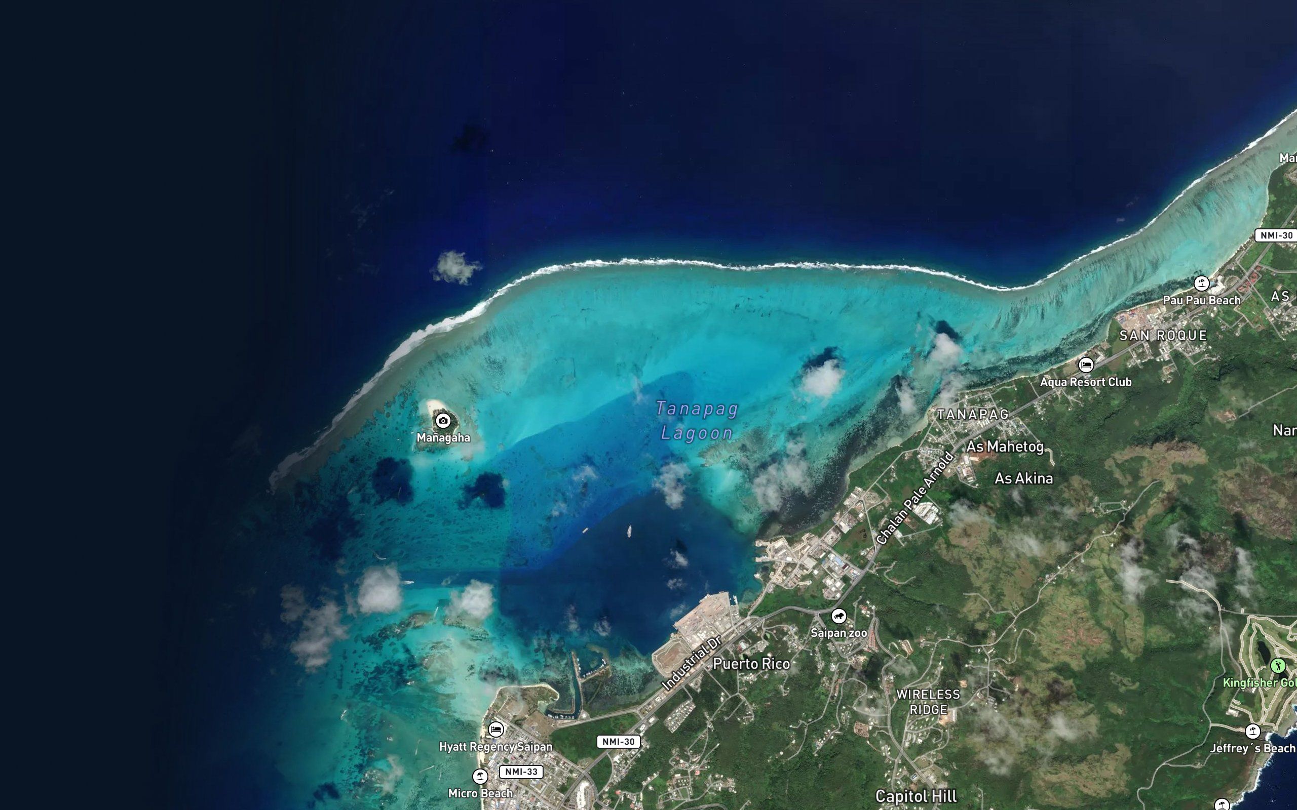 Tanapag Seaplane Landing Area WW2
