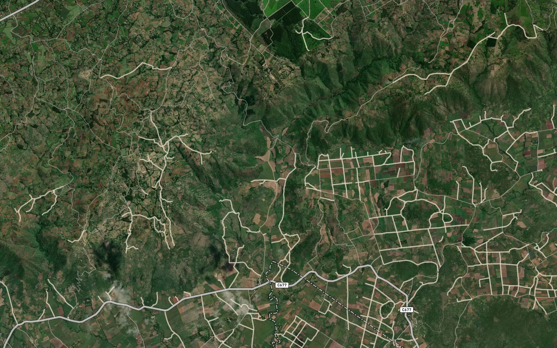 Satellite map of the Kimuten