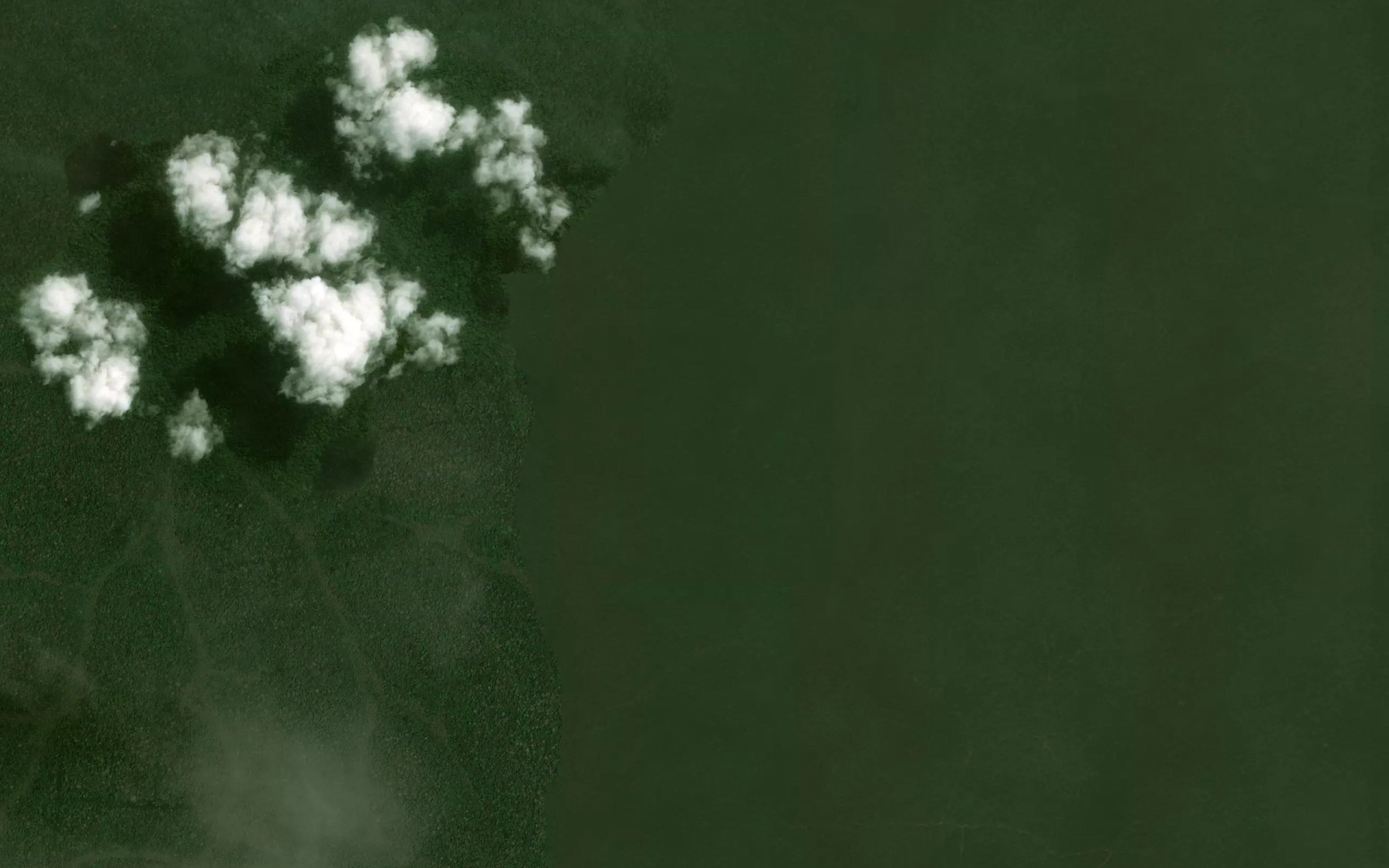 Satellite map of the Amomok