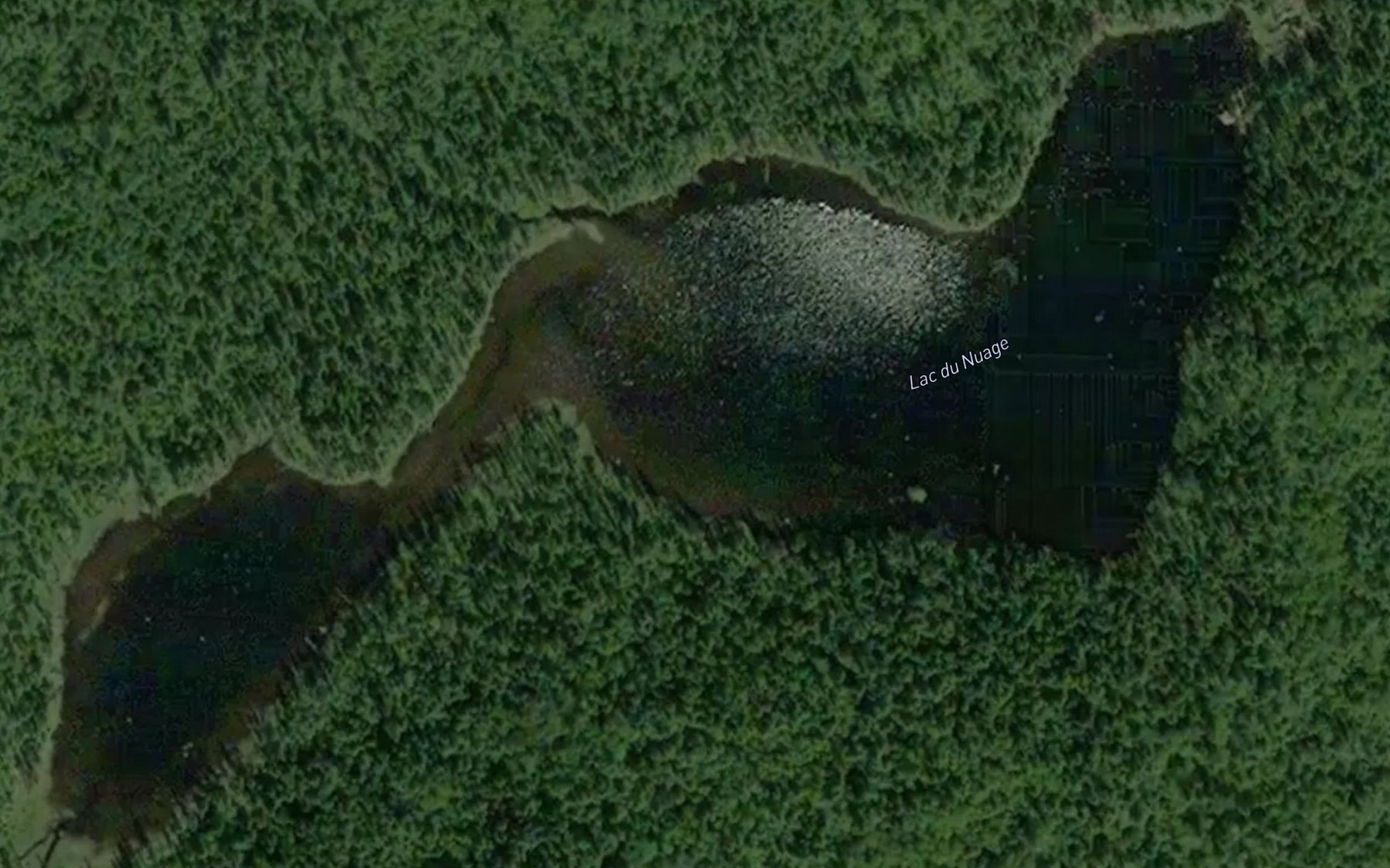 Satellite map of the Lac du Nuage