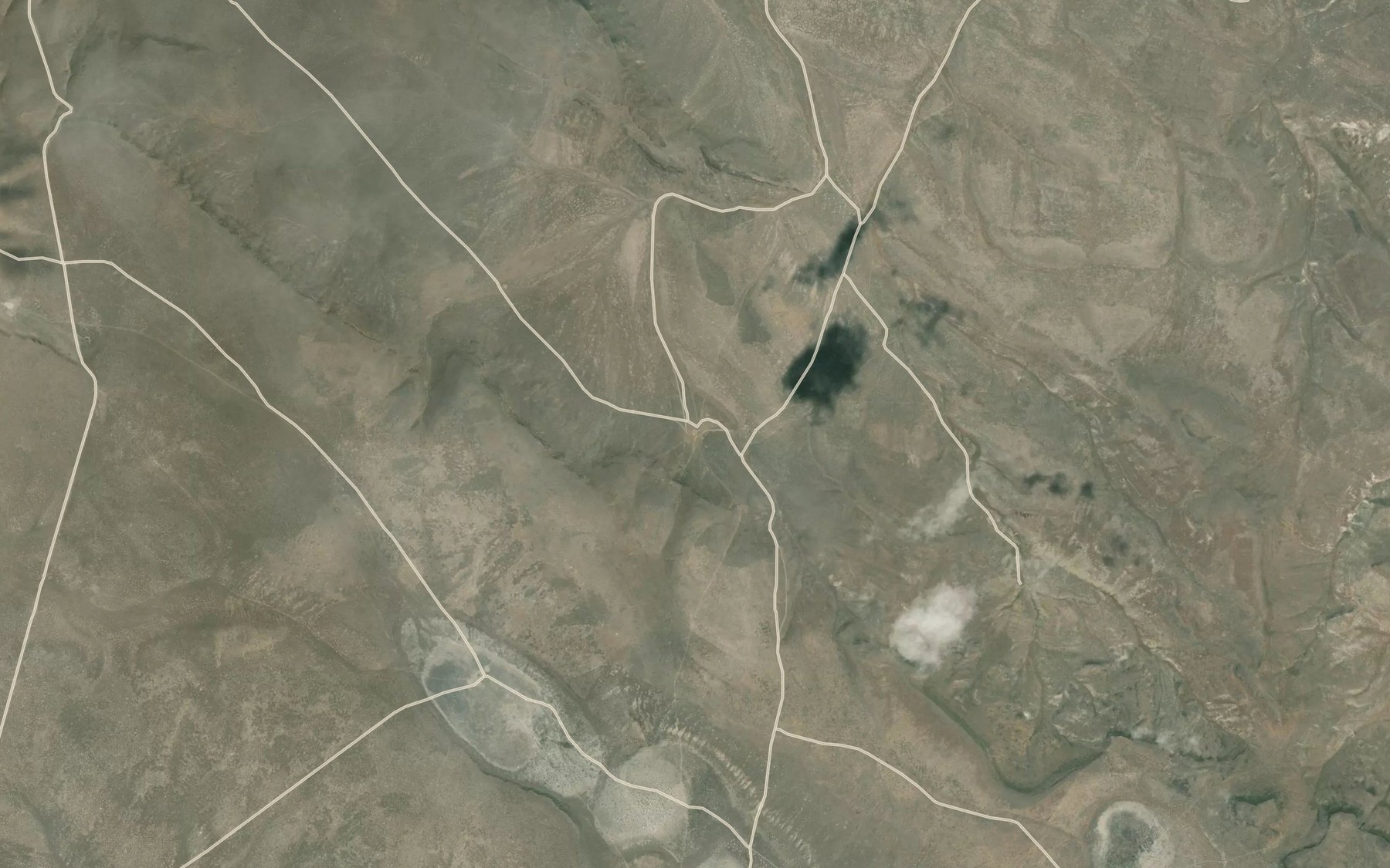 Satellite map of the Basco Spring Reservoir