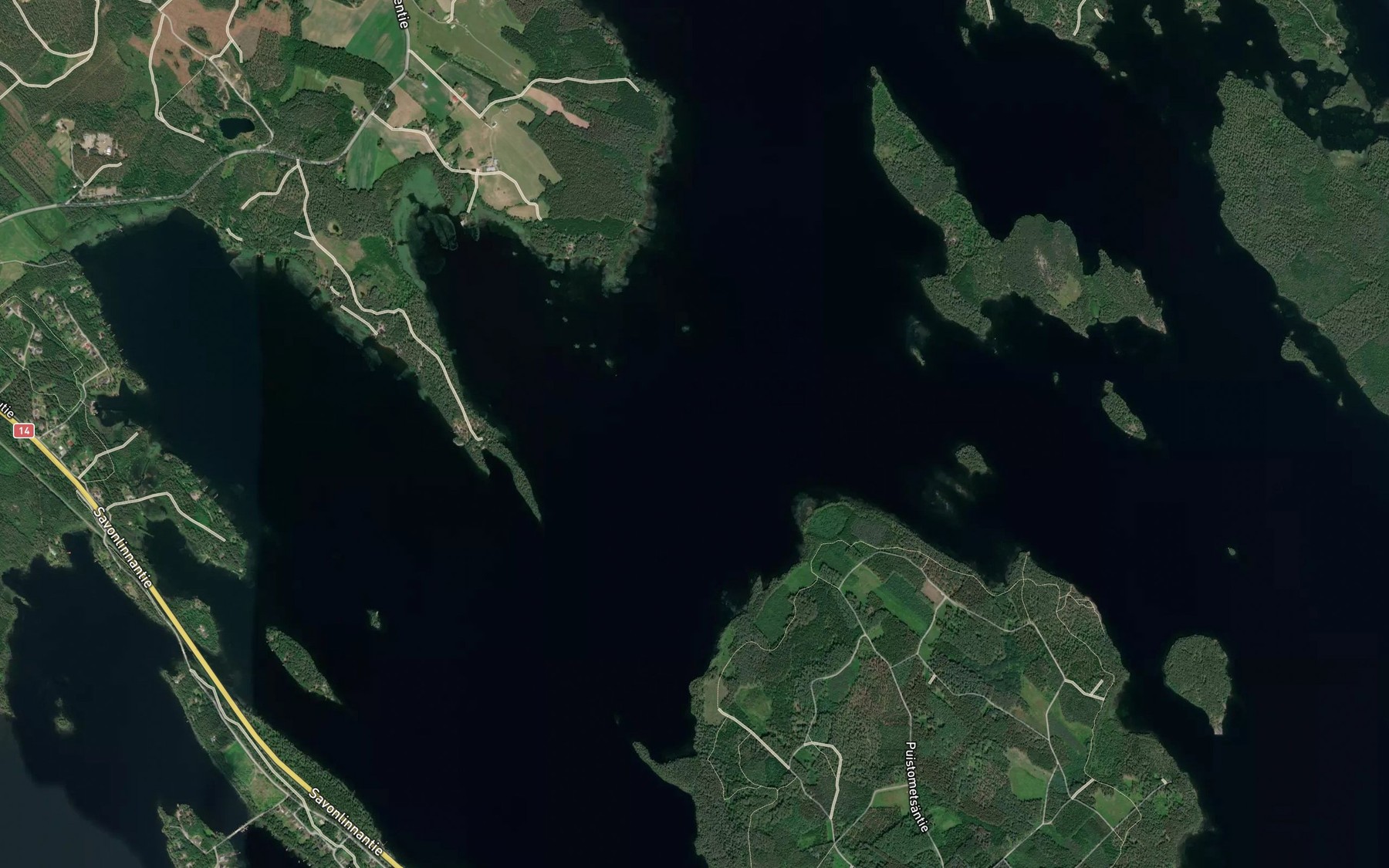 Satellite map of the Kokonselka