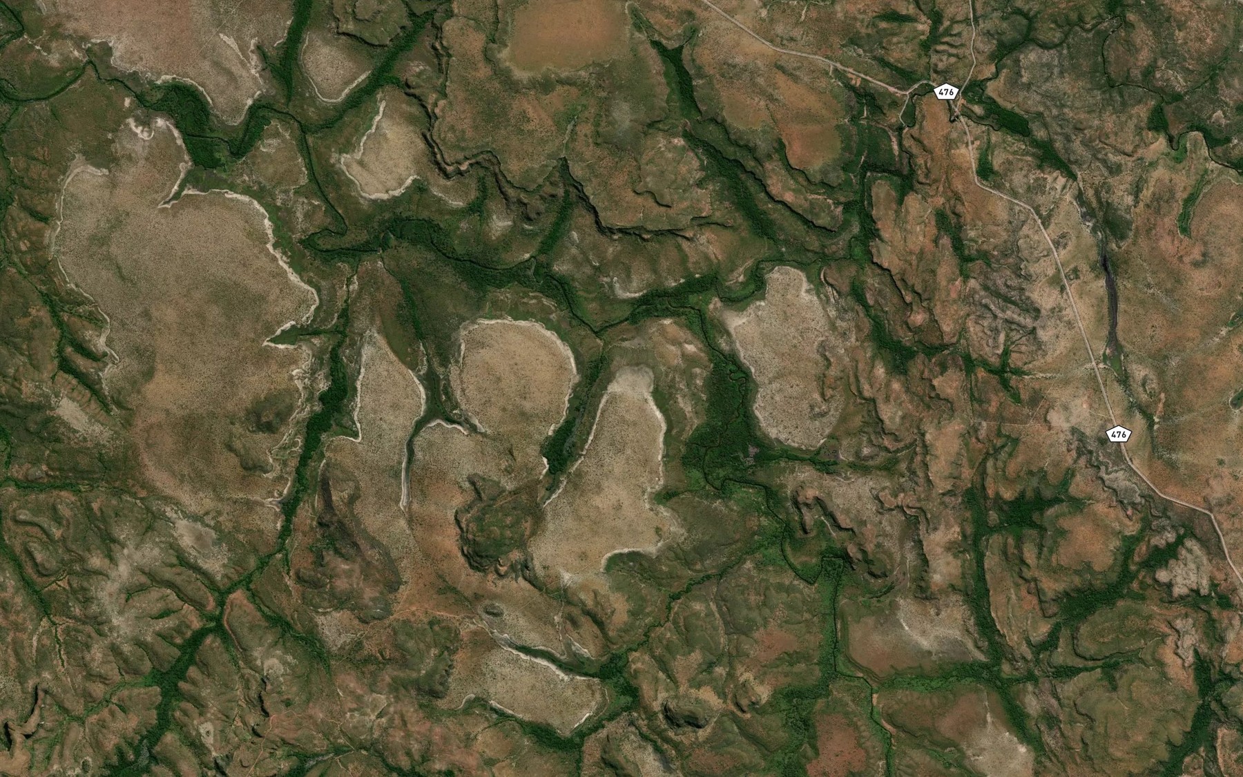 Satellite map of the Rio Caldeirao