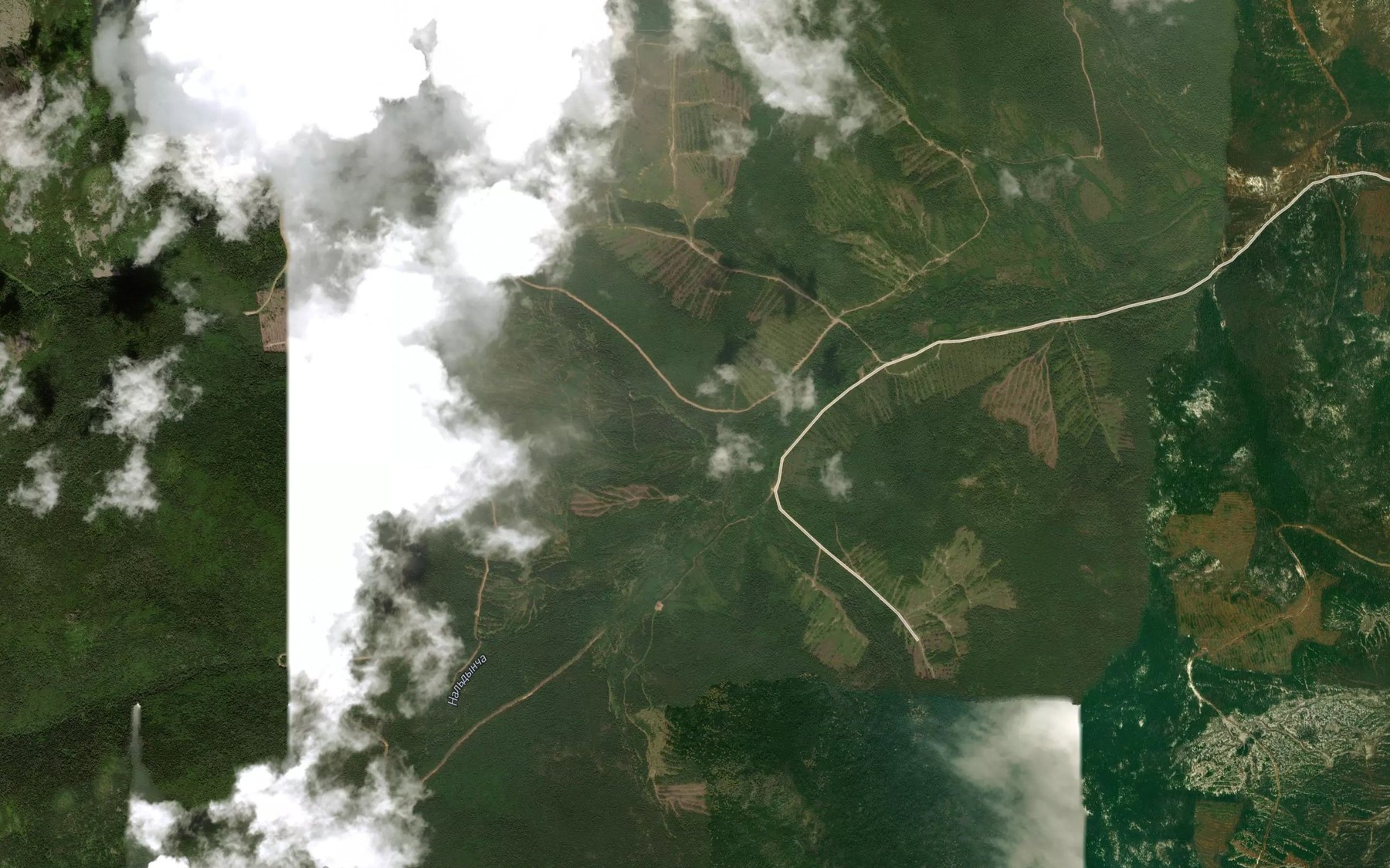 Satellite map of the Pravyy Rog