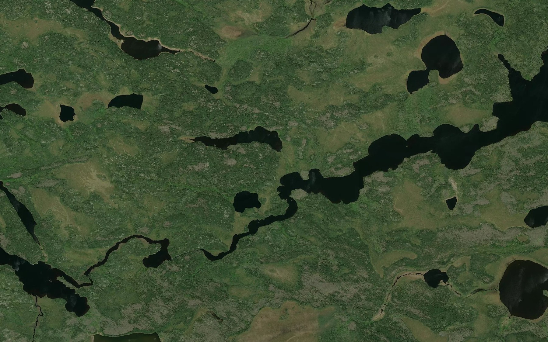 Satellite map of the Quintosh Creek