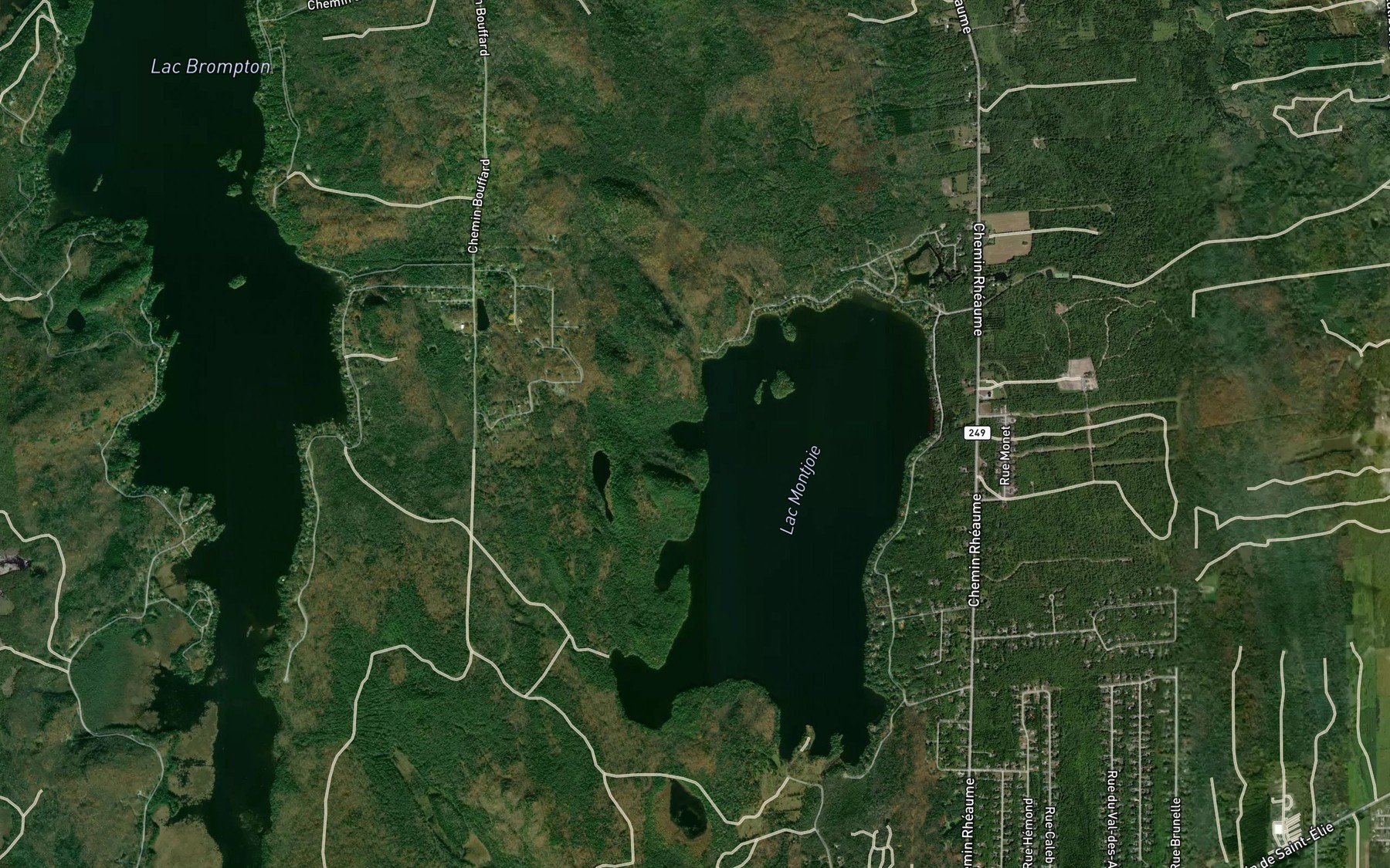 Satellite map of the Baie Decelles