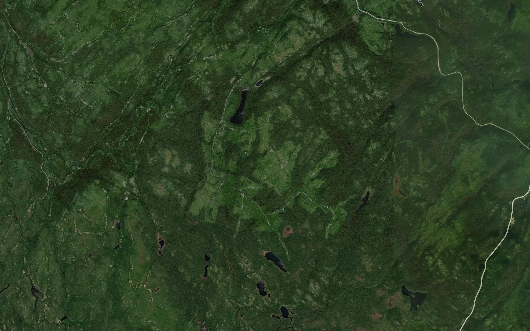 Satellite map of the Lac Read